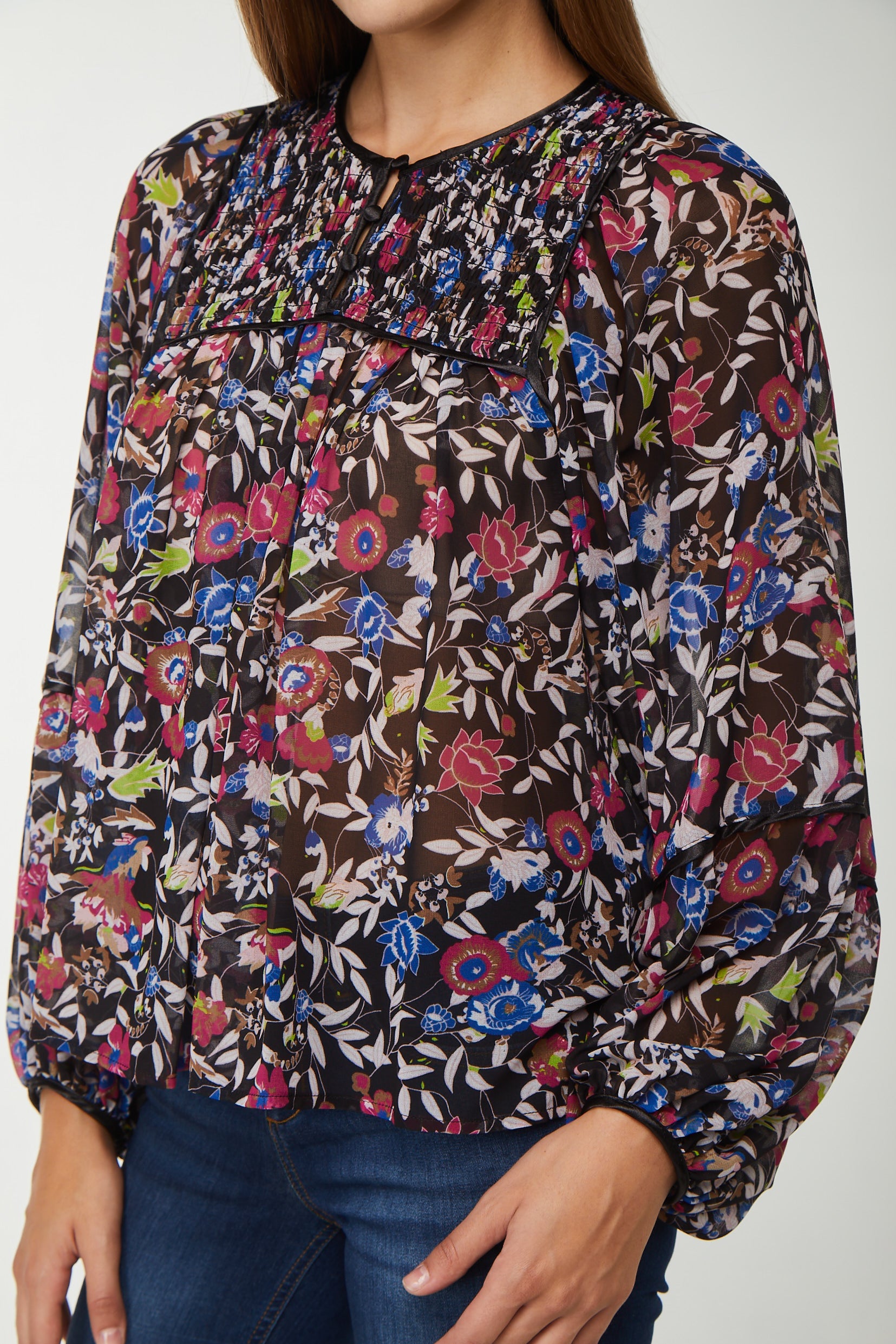 LIU JO Bluse mit Blumenmuster
