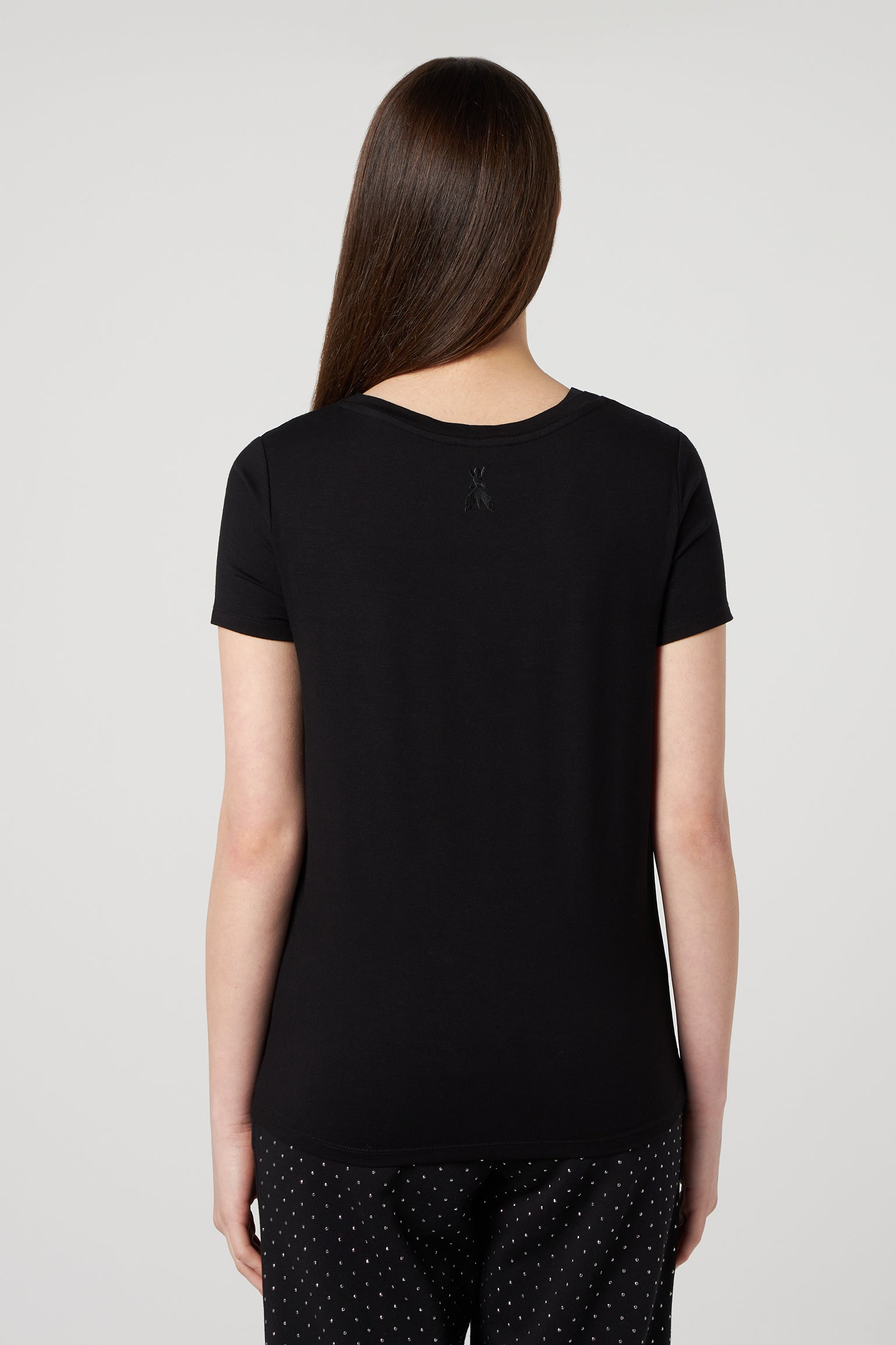 PATRIZIA PEPE Schwarz Love T-Shirt