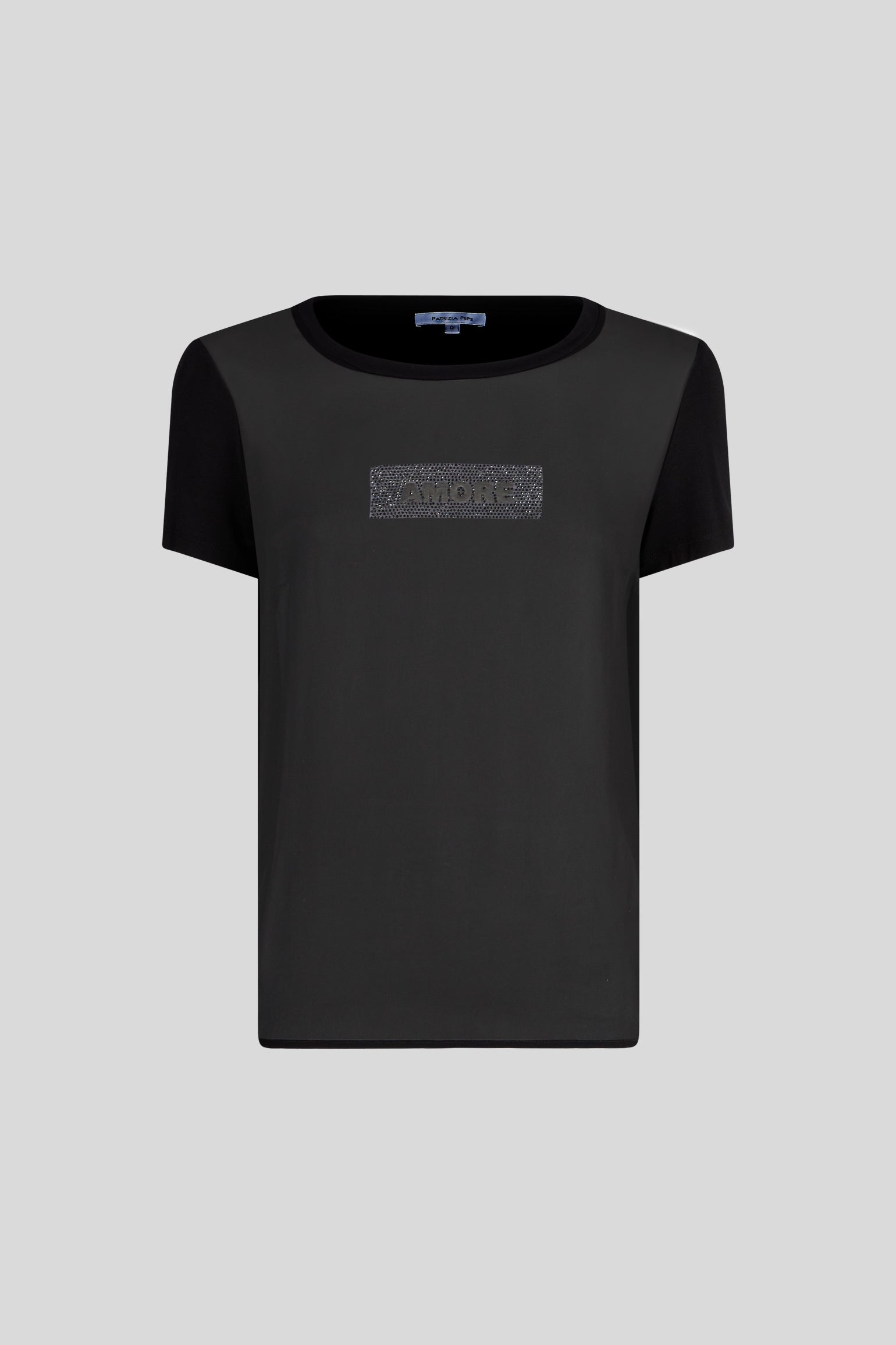 PATRIZIA PEPE Schwarz Love T-Shirt