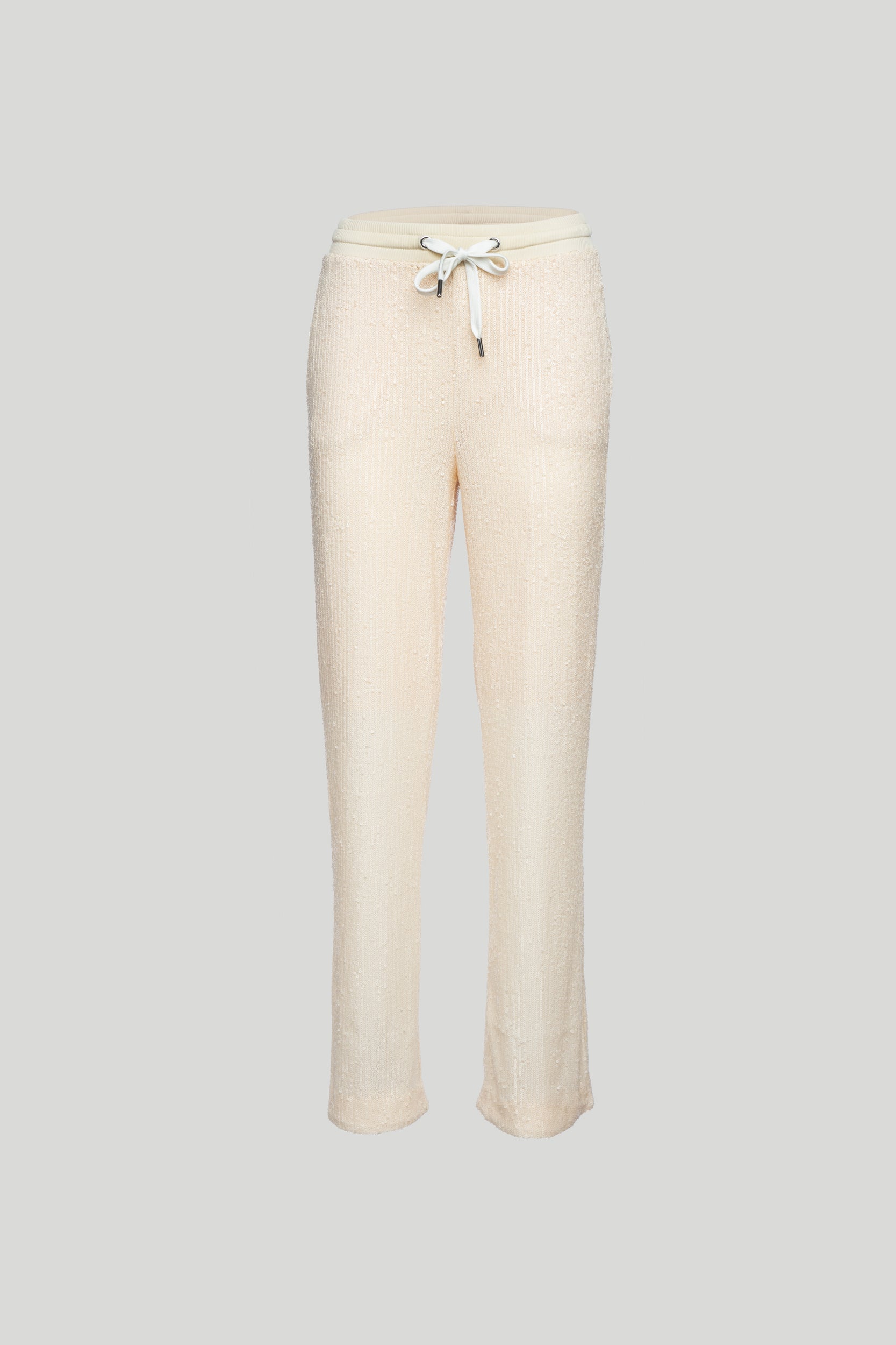 PINKO Hose Full Paillettes Beige
