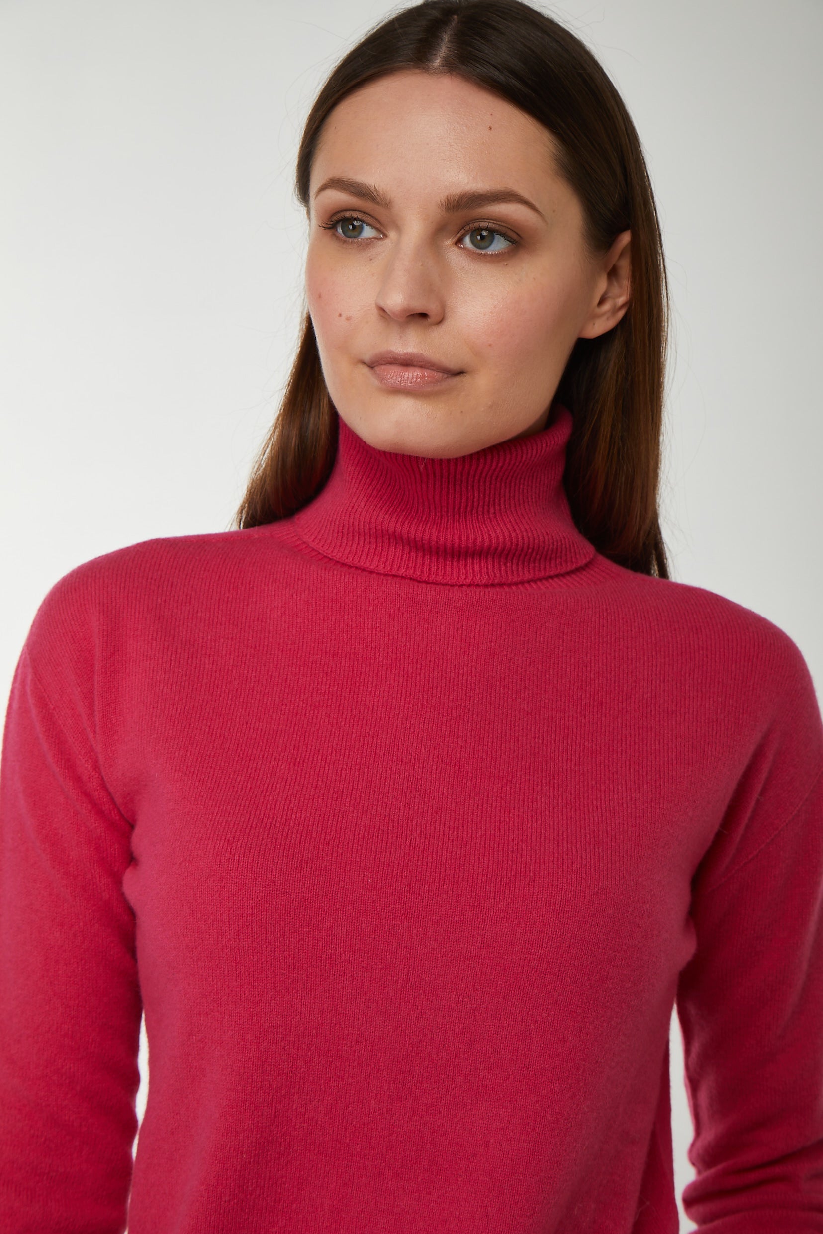 LIU JO Fuchsia Rollkragenpullover