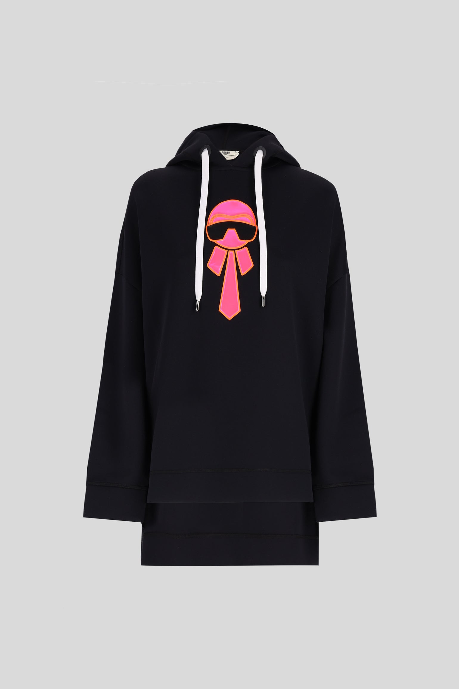 FENDI Schwarz Sweatshirt mit Karlito-Print