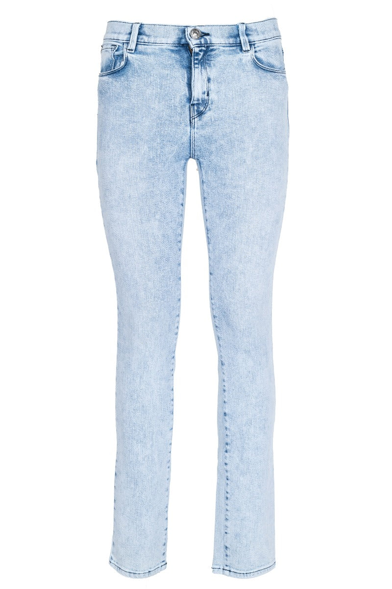 MY TWIN TWINSET Push-Up-Jeans mit fünf hellen Taschen