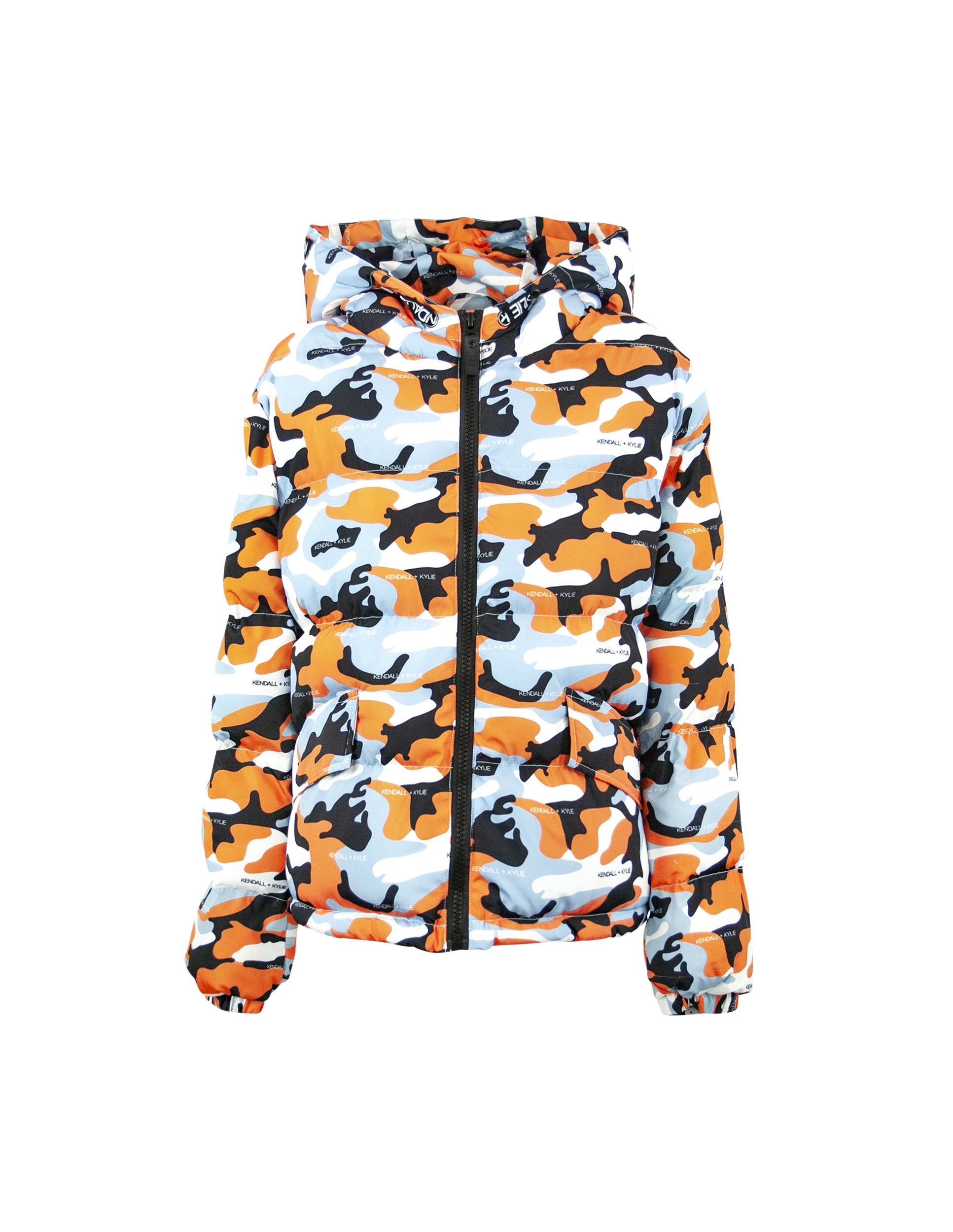 KENDALL AND KYLIE Daunenjacke mit Camouflage-Print