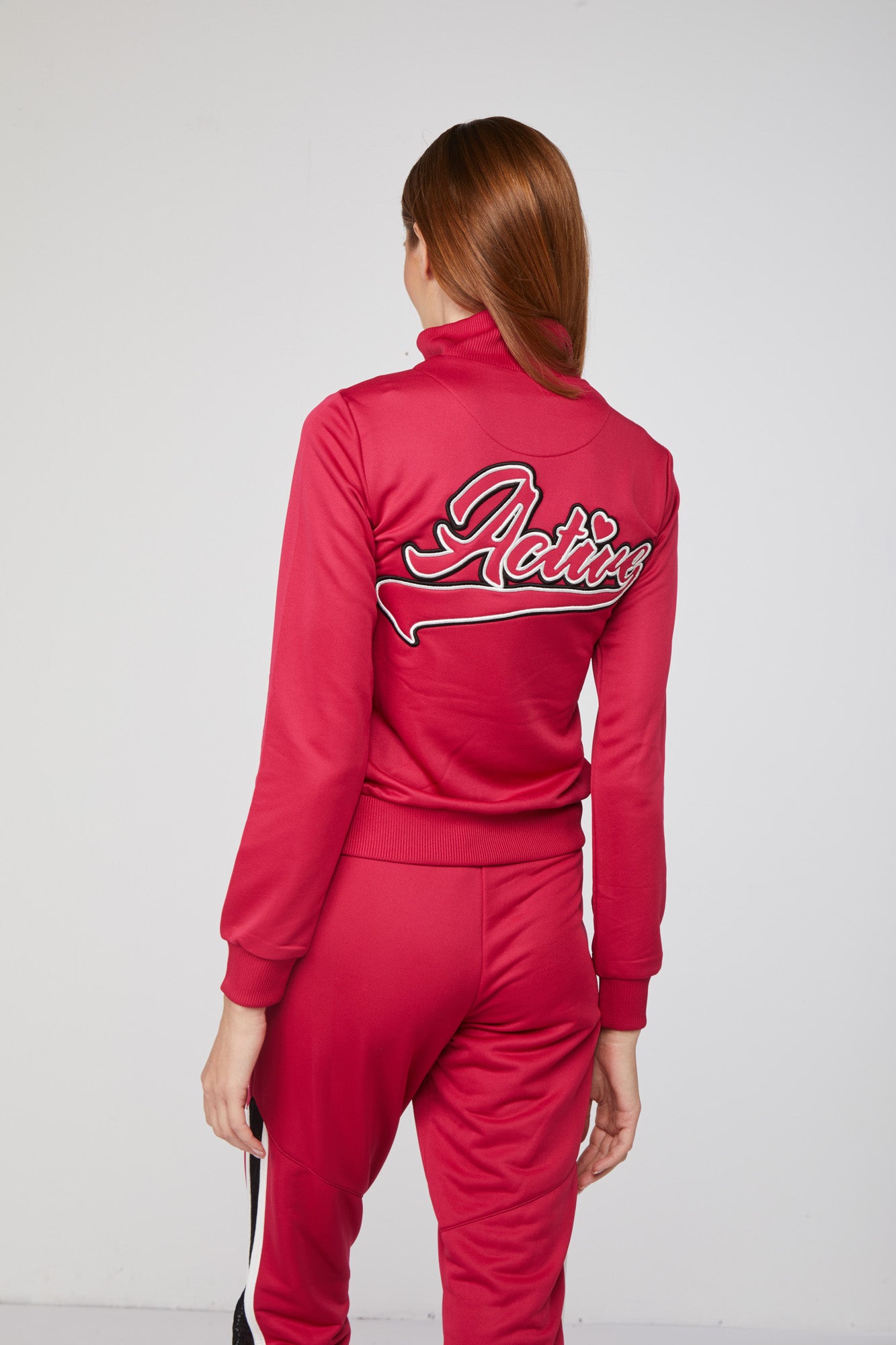 TWINSET Kirsch-Sweatshirt mit Schriftzug