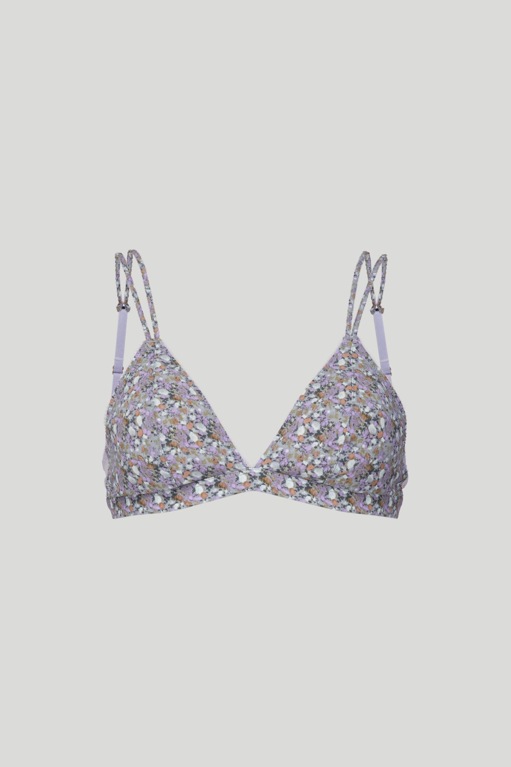 Love Stories Fliederfarbenes Blumen-Bralette