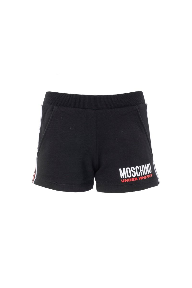 MOSCHINO Schwarze Shorts unter Wo
