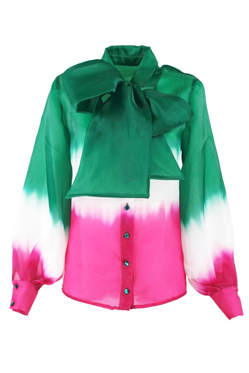 ULTRACHIC Hemd Tie-Dye Mehrfarbig