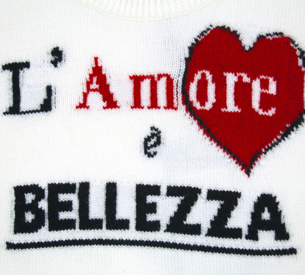 DOLCE & GABBANA Weiße Pullover mit Stickerei für Mädchen