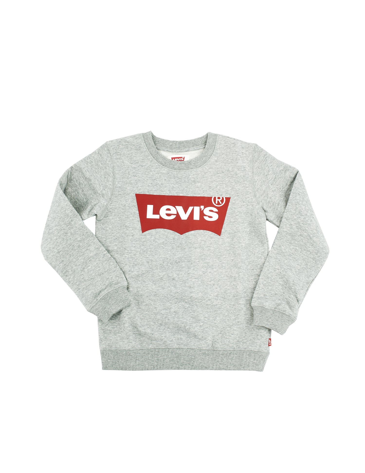 LEVI'S Grau Batwing-Sweatshirt mit Rundhalsausschnitt