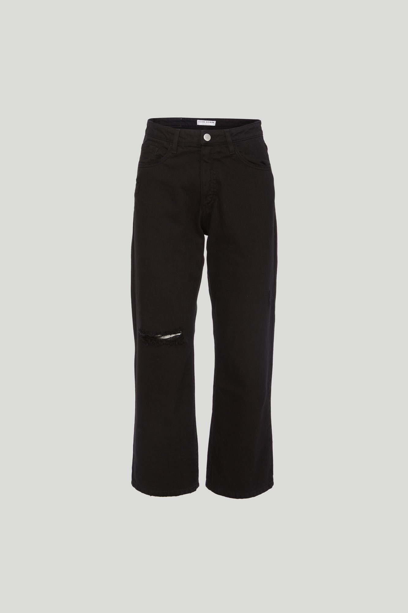 Icon Denim Mom-Jeans Chloe Schwarz