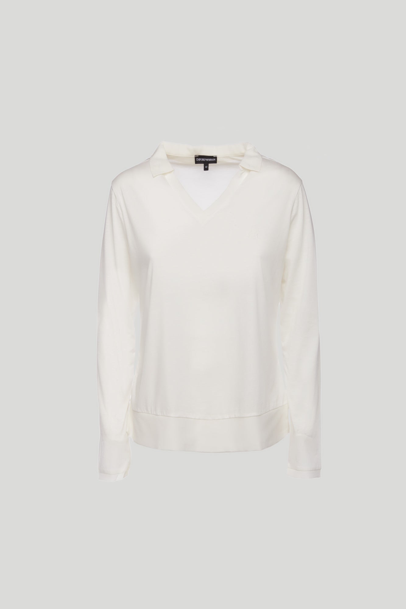 EMPORIO ARMANI Weiße Hemd mit Kragen