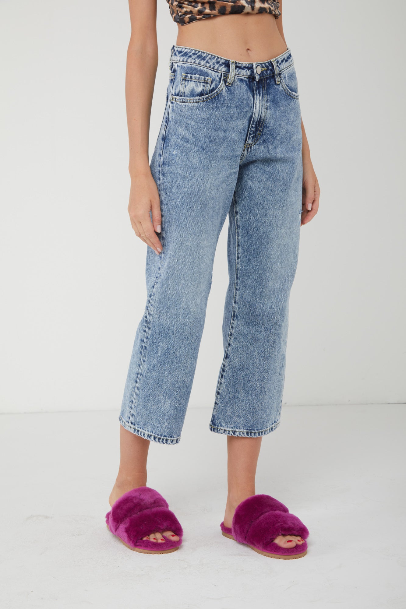 Icon Denim Mom-Jeans Chloe Light