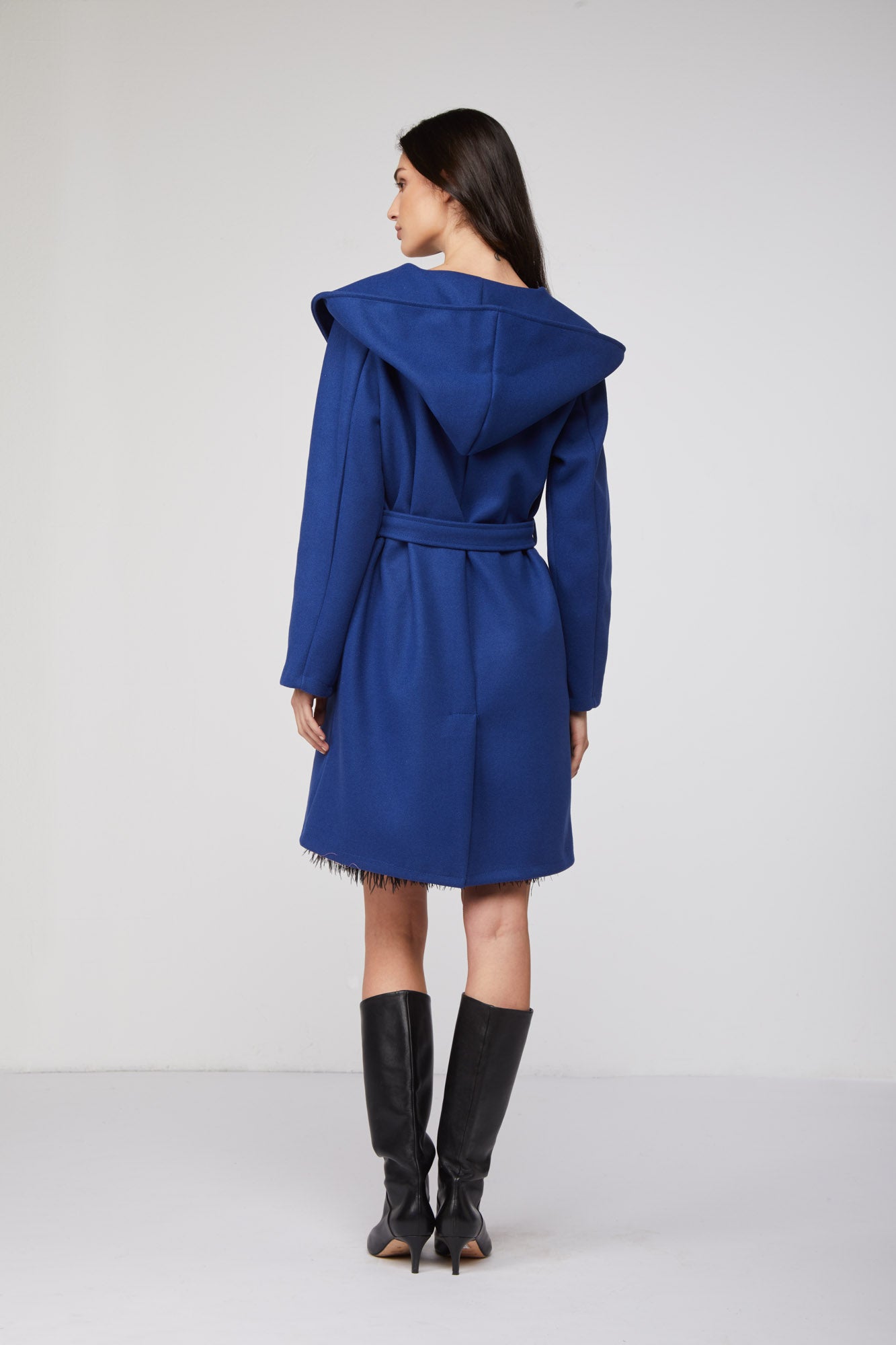 MANGANO Blau Mantel „Lia“.