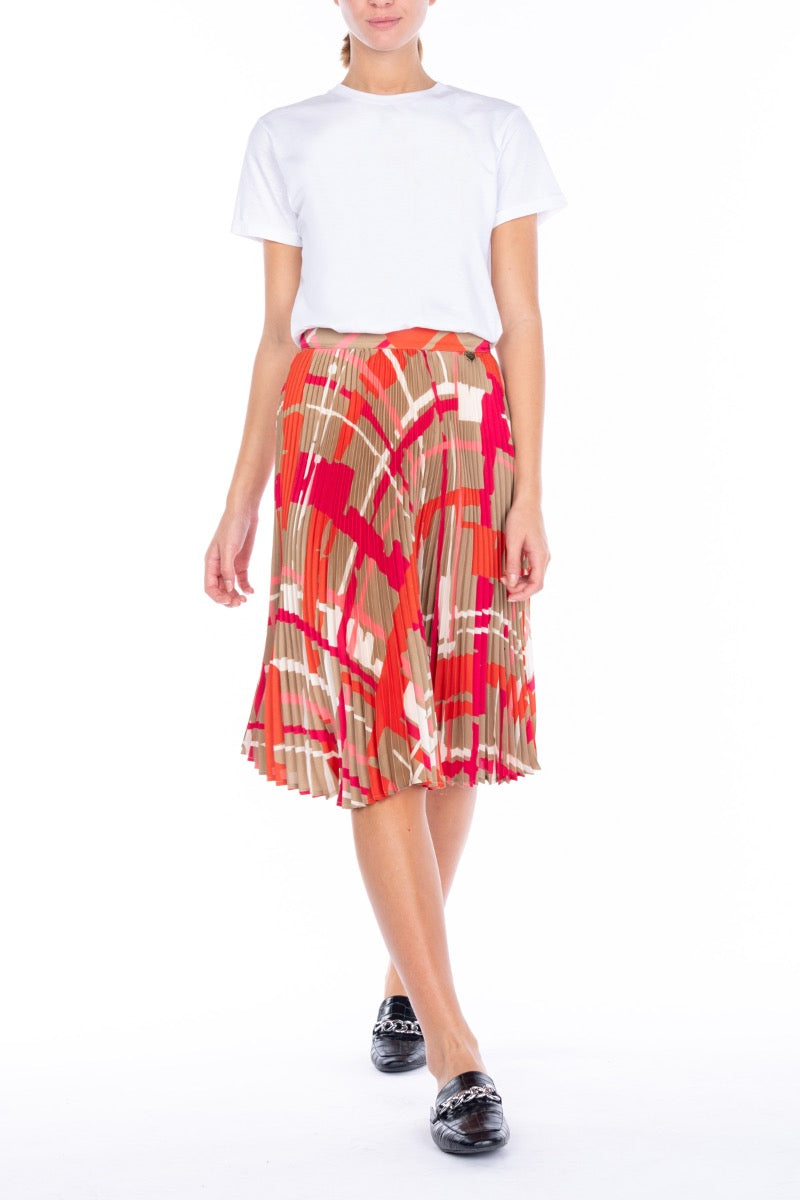 TWINSET Mehrfarbiger Rock mit abstraktem Muster