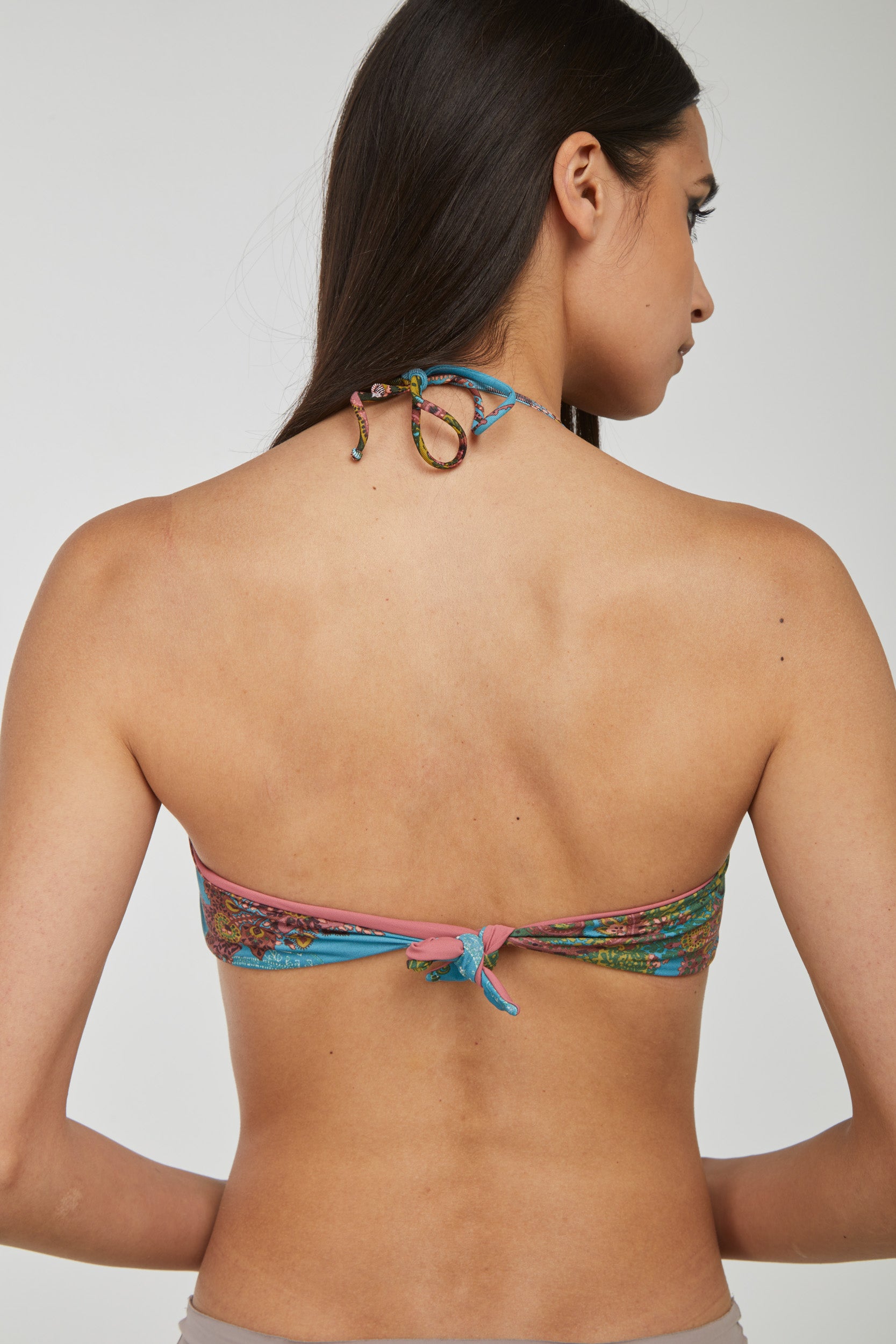 TWINSET Candy Bikinioberteil mit Paisleymuster