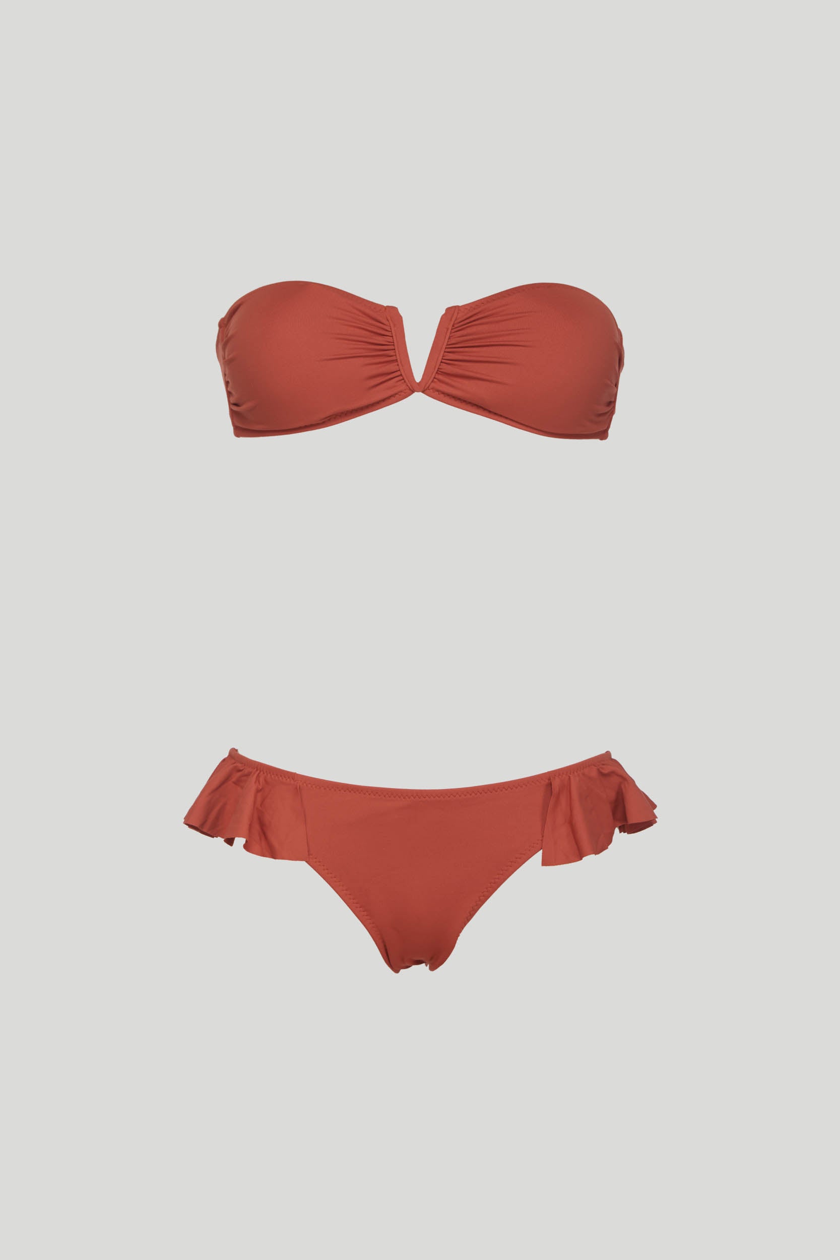 SECRETS LOVE Verbrannter „Capri“-Bikini mit Bandeau-Oberteil