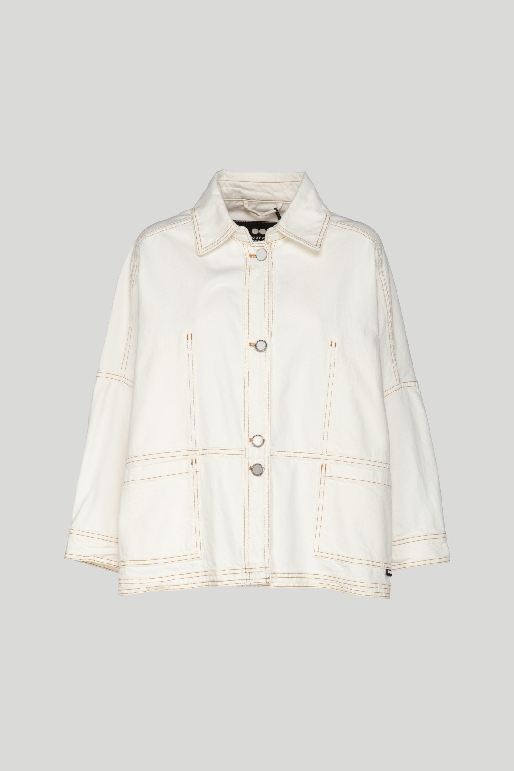 OOF WEAR Cremefarbene Jeansjacke