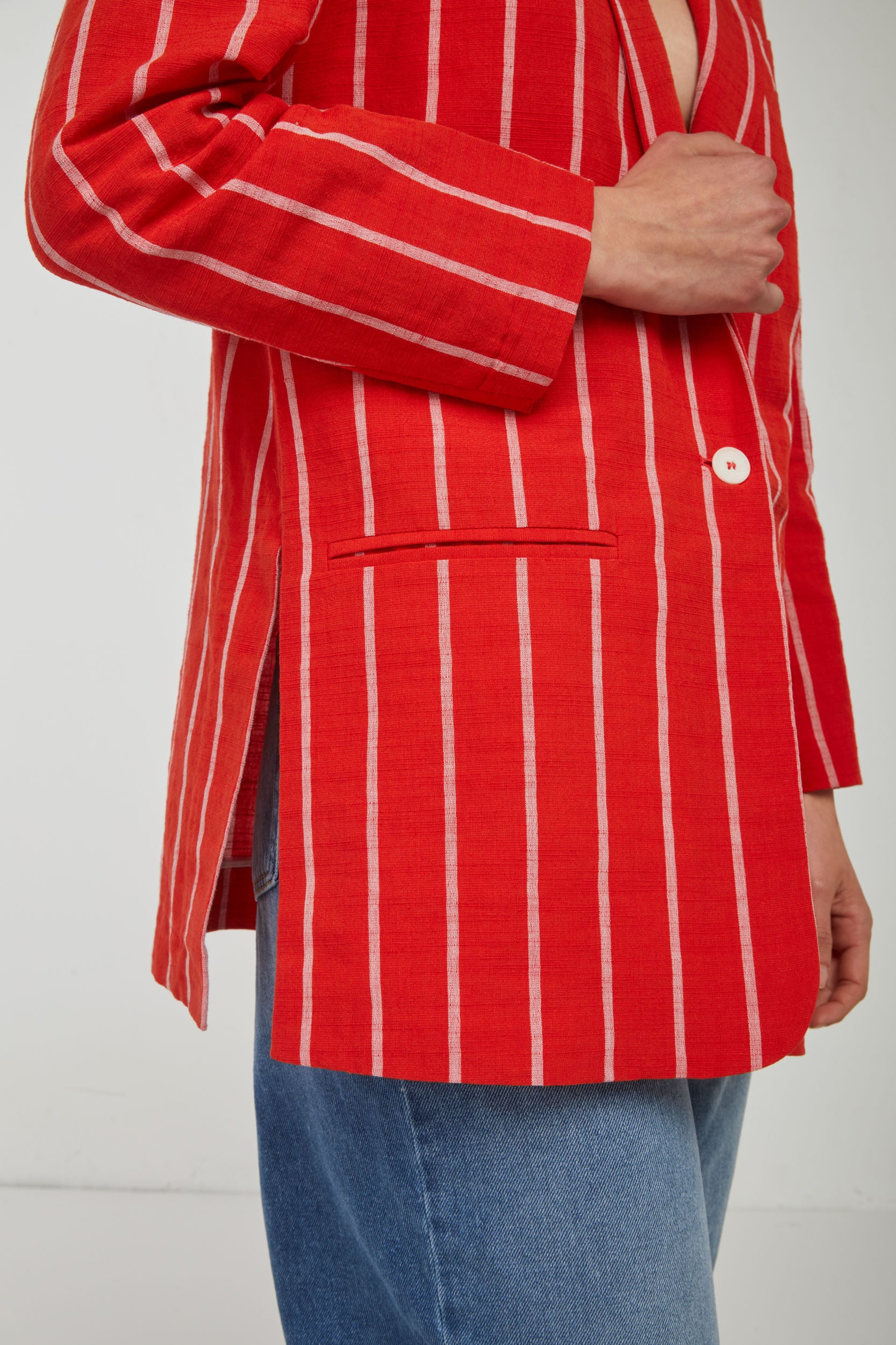 OTTOD'AME Koralle gestreifter Blazer