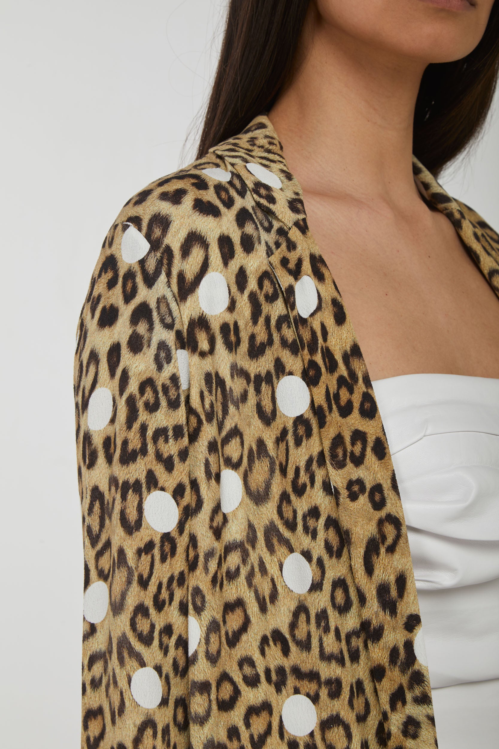 OTTOD'AME Offene Leopardenjacke