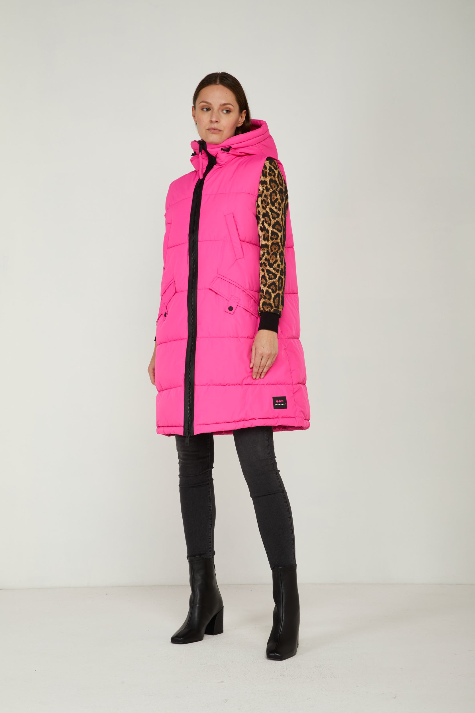 OOF WEAR Giacca aus Nylon Mat Fuchsia Fluo