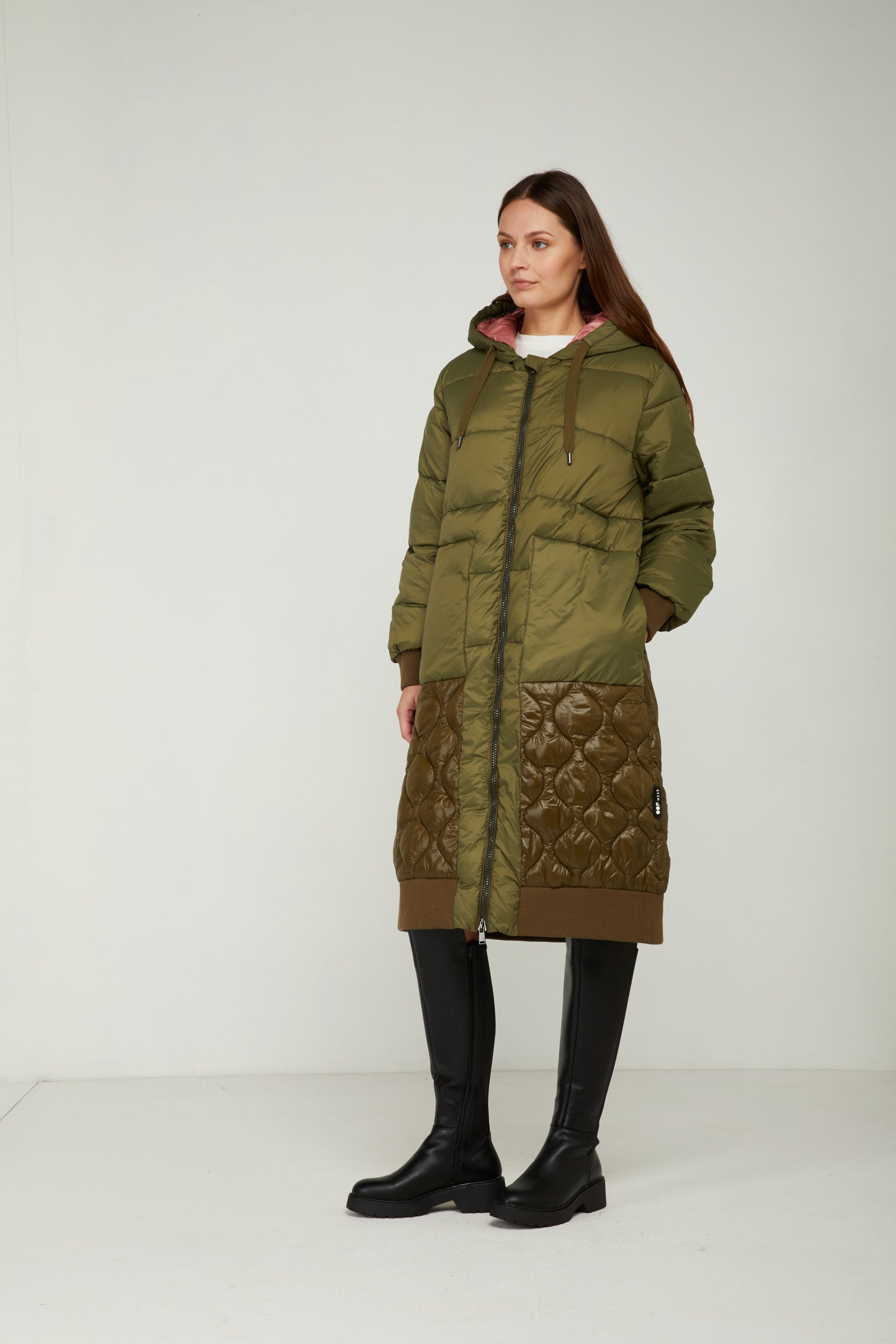 OOF WEAR Parka aus Nylon, zweifarbig