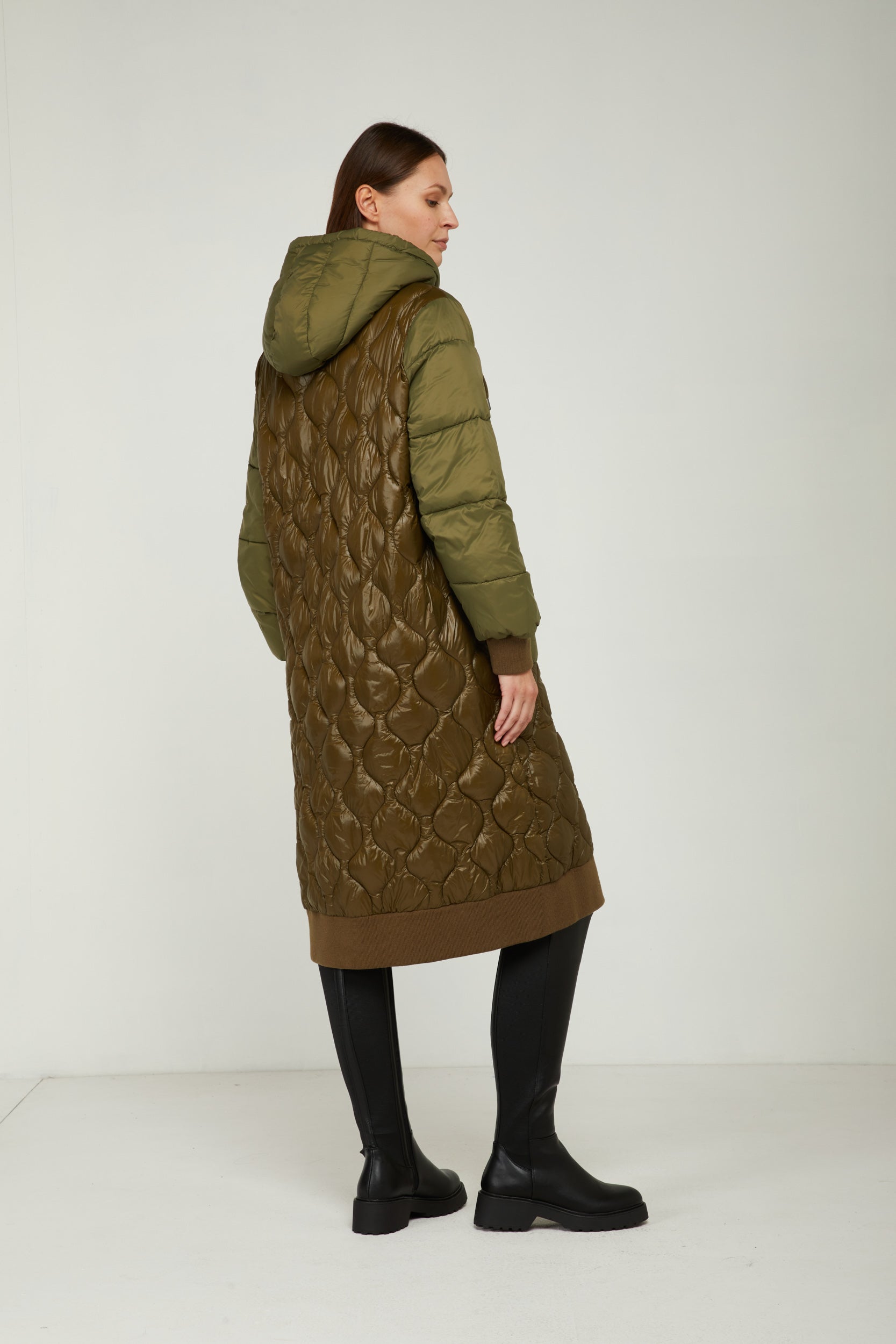 OOF WEAR Parka aus Nylon, zweifarbig