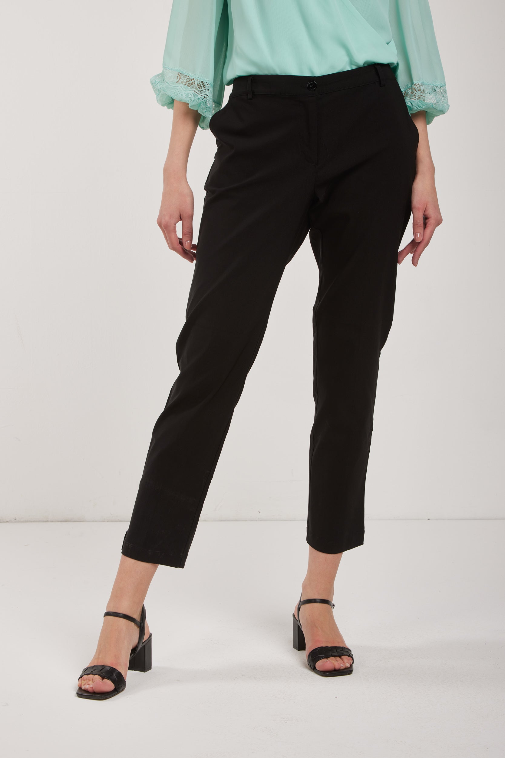 TWINSET Schwarz Zigarettenhose