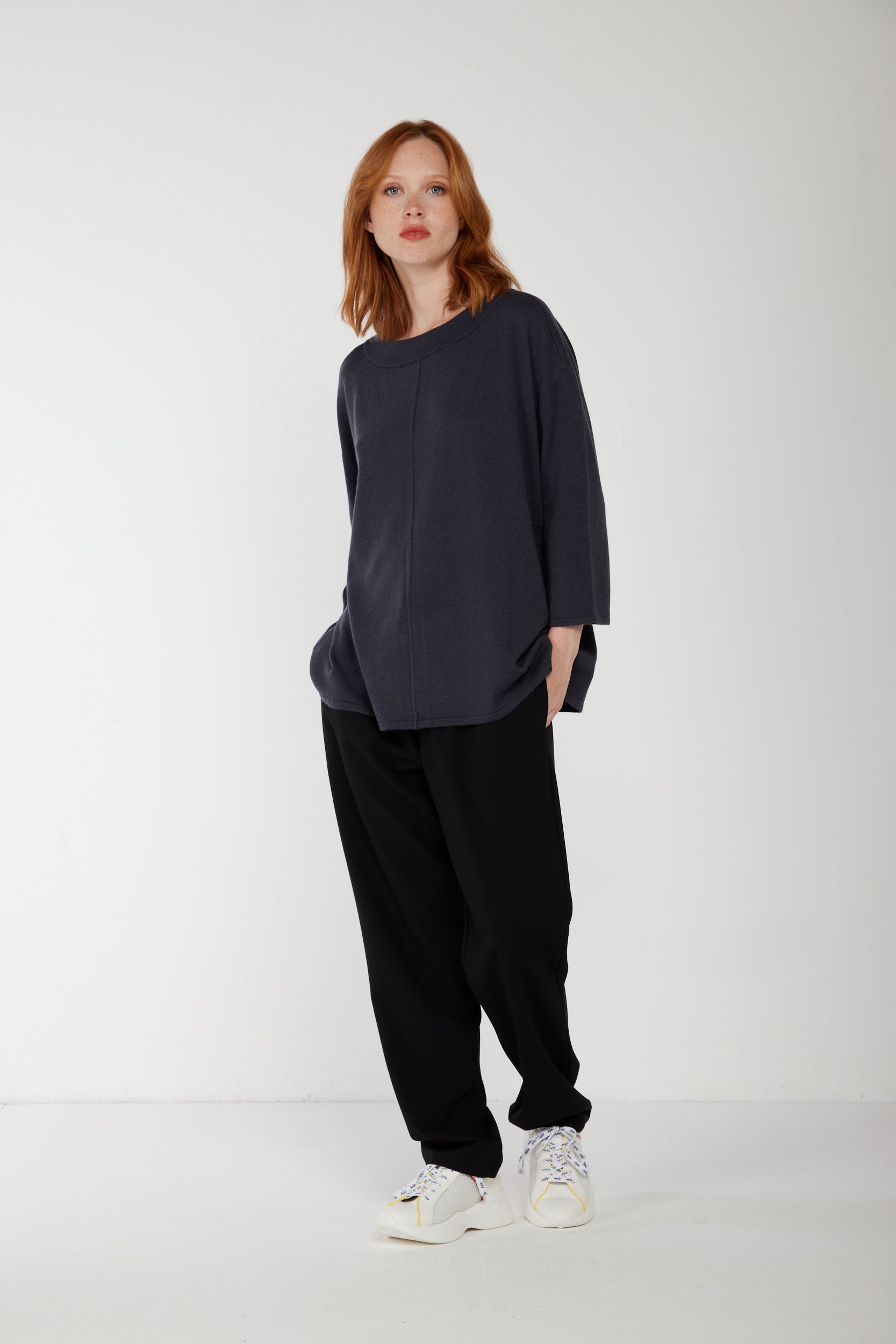 ALESSIA SANTI Mitternachtsblaues Blau