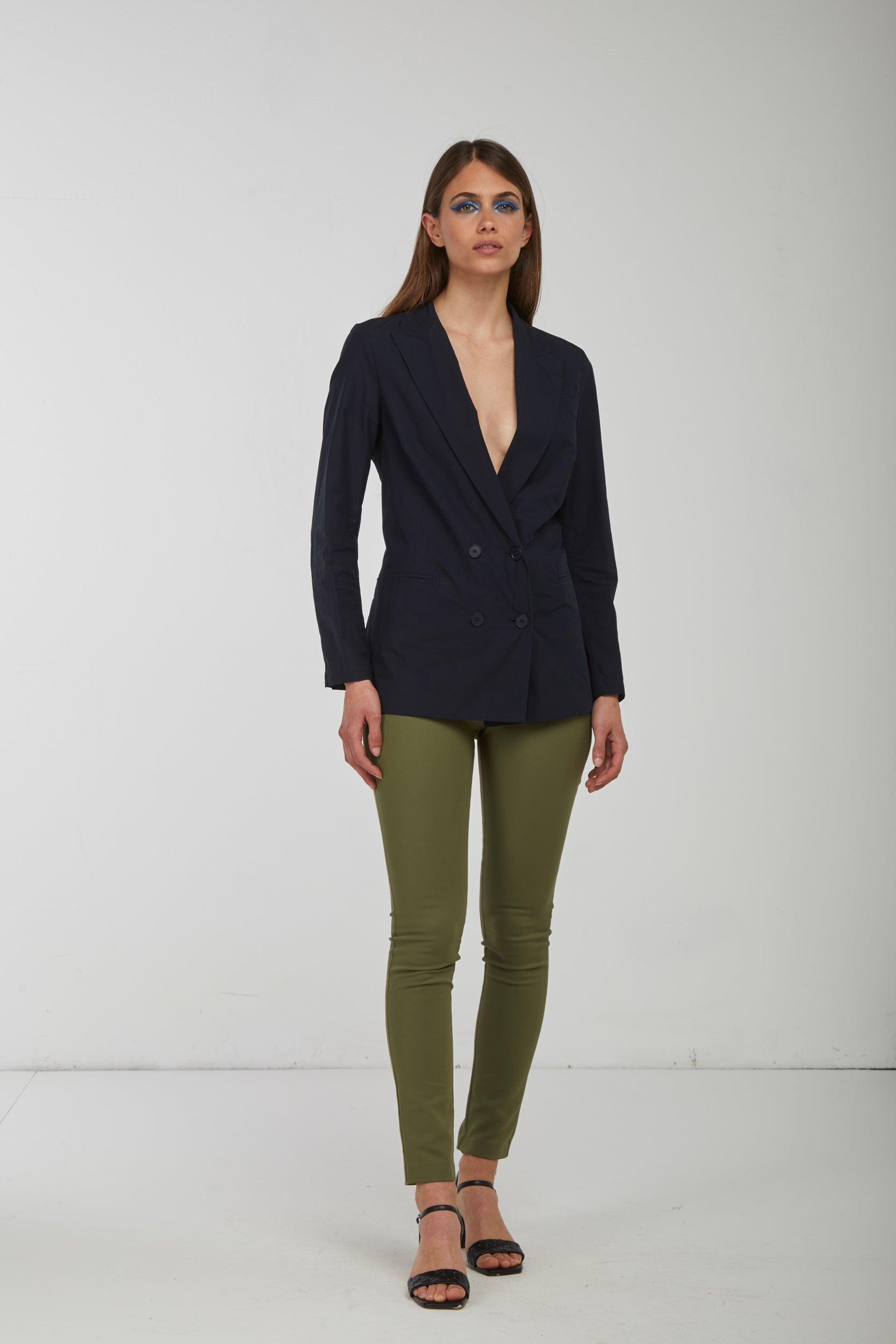 PATRIZIA PEPE Slim Grüne Hose