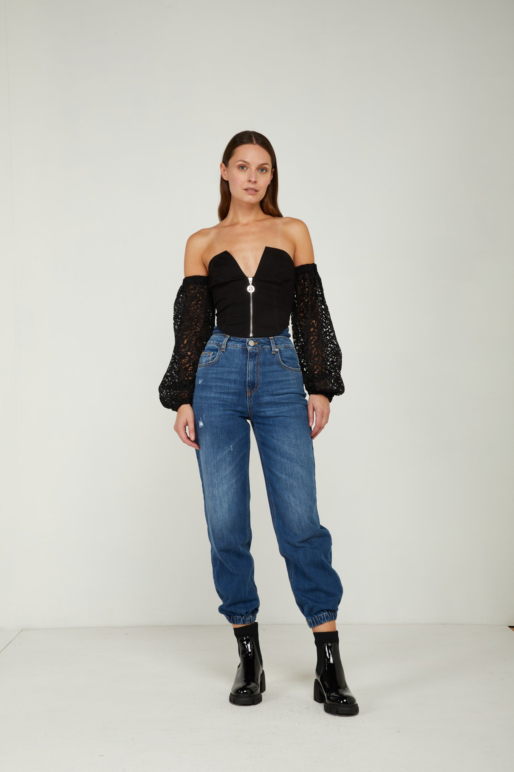 GAELLE Schwarz Mieder