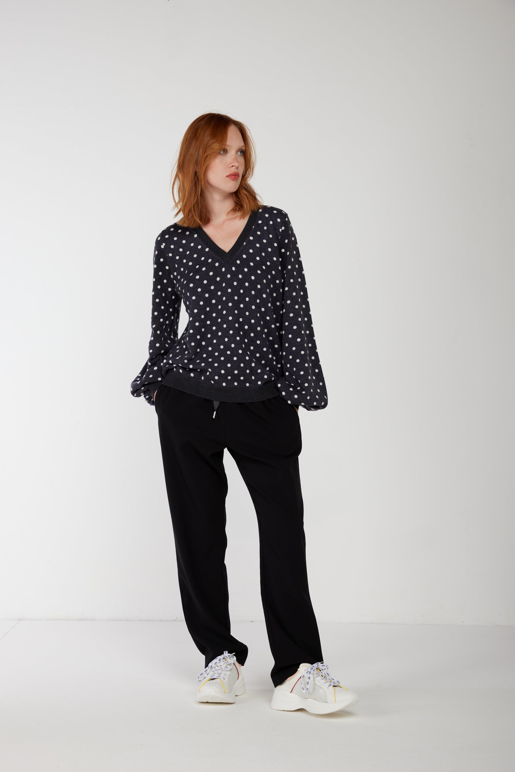 PRINCESSE LODO Izzy Polka Dot Pullover