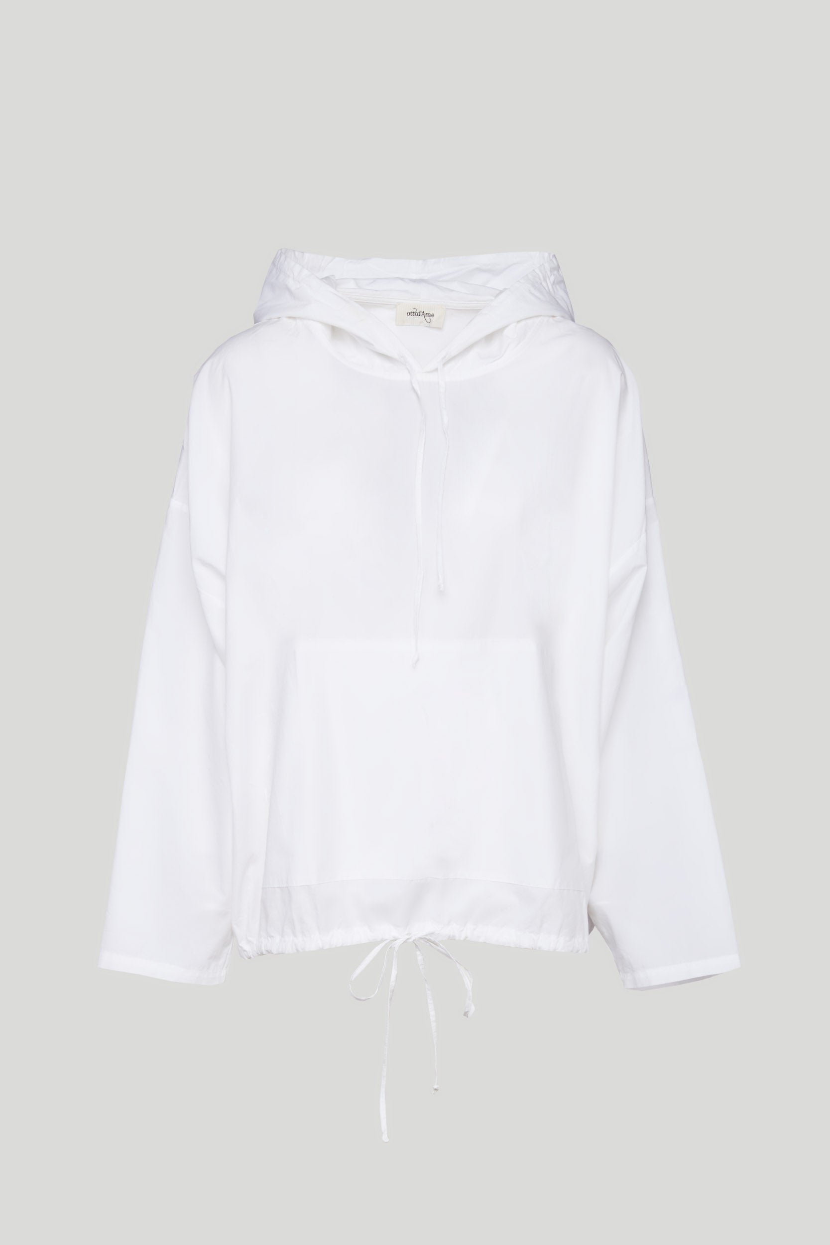 OTTOD'AME Sweatshirt Weiße Hemdeffekt