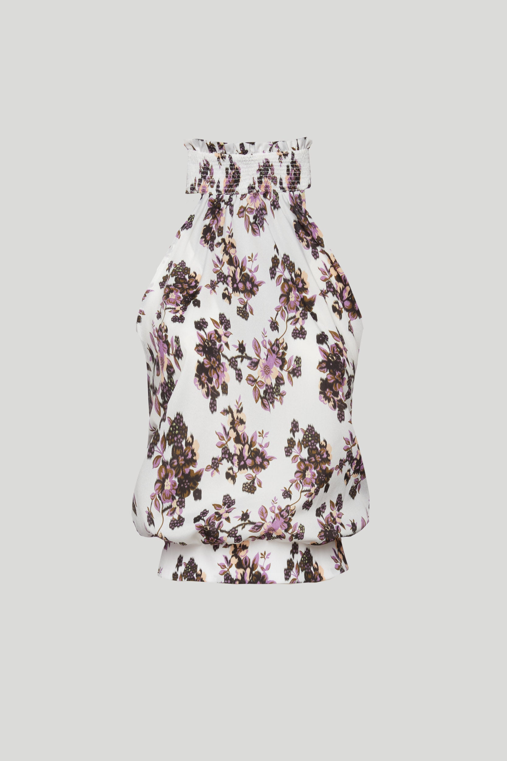 PINKO Hochgeschlossenes Blumenoberteil