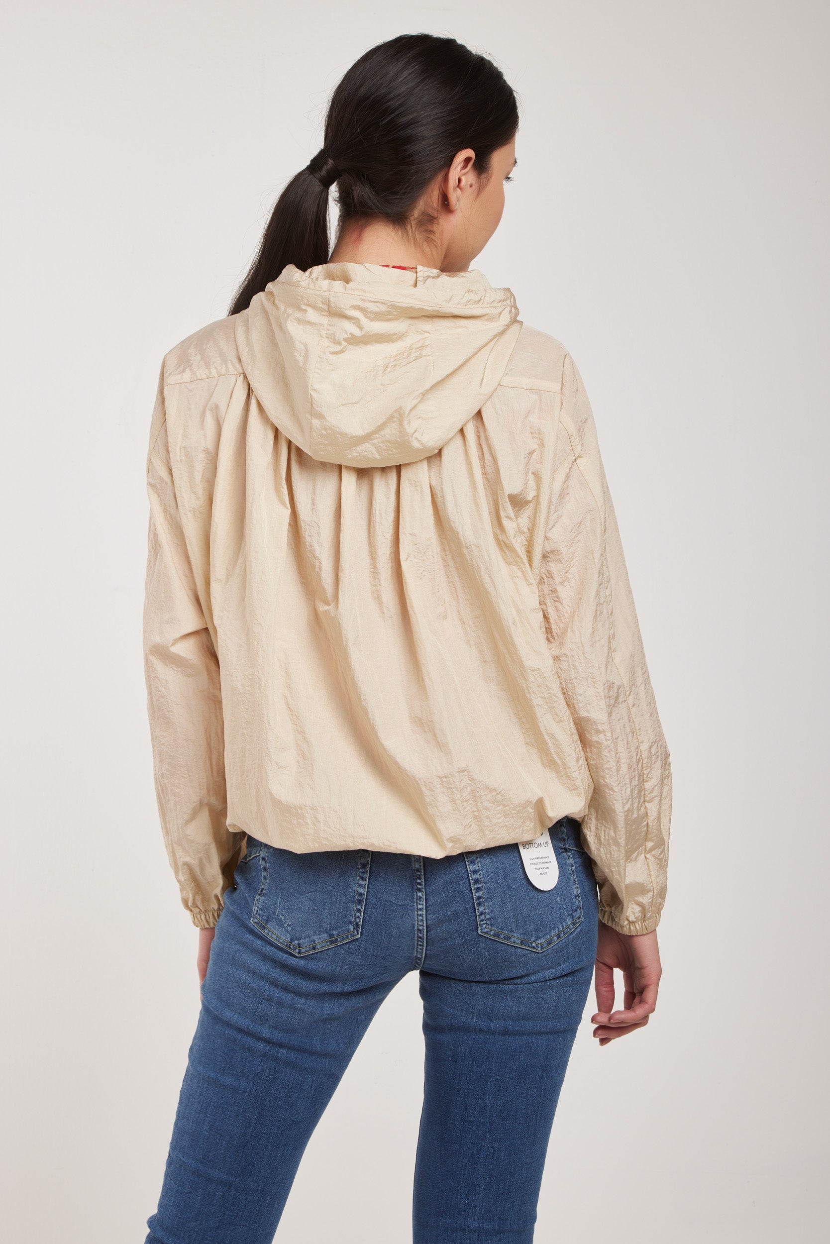 OOF WEAR Cremefarbene Windjacke