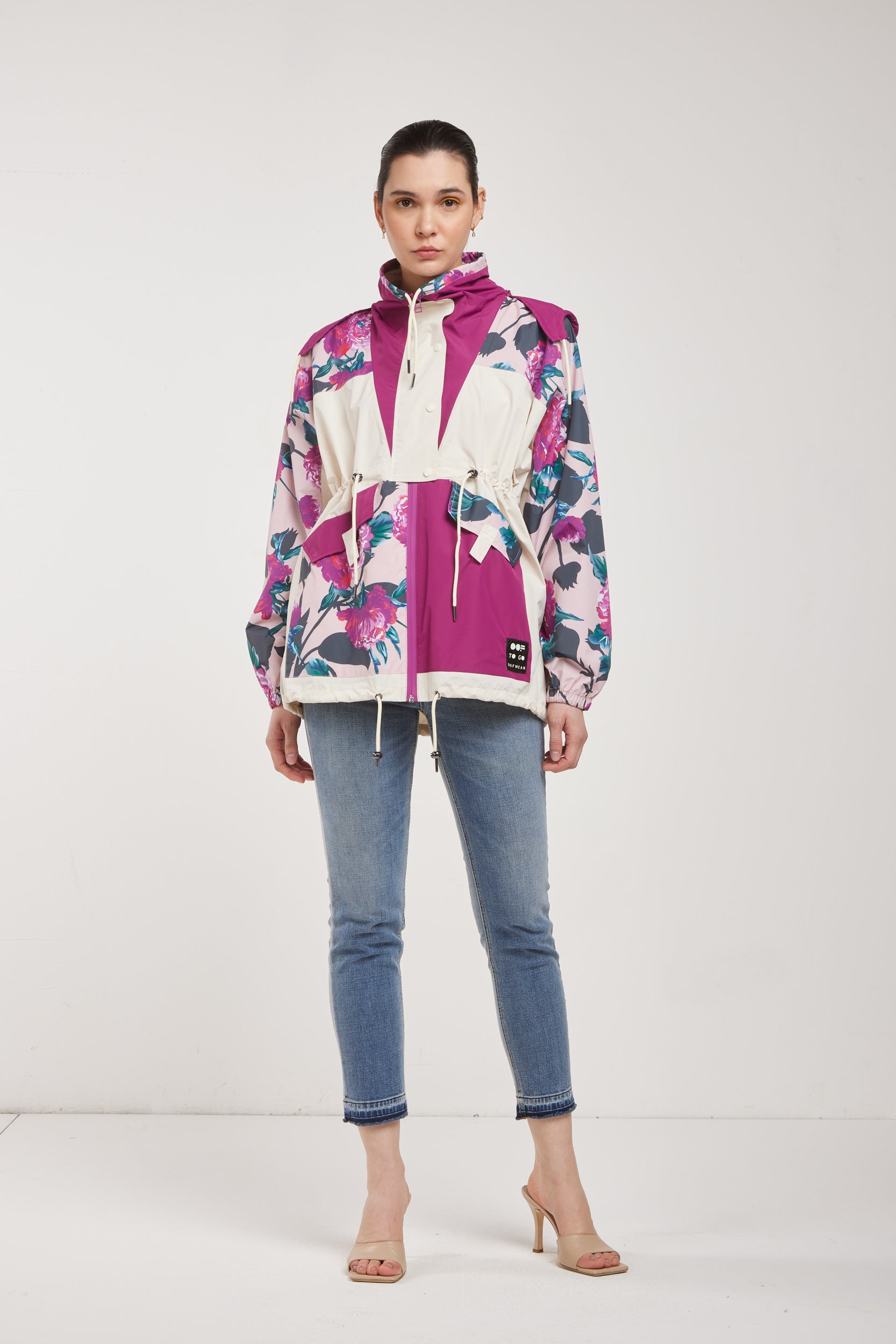 OOF WEAR Windjacke mit Blumenmuster