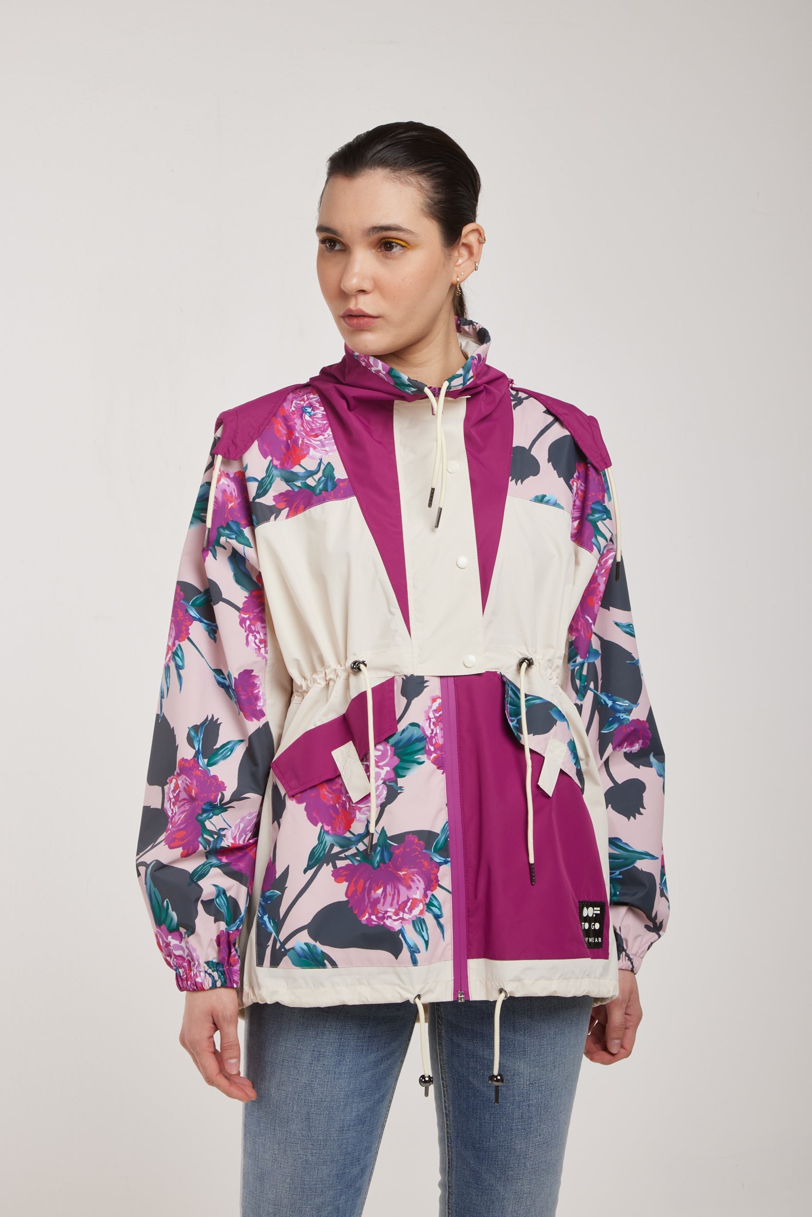 OOF WEAR Windjacke mit Blumenmuster