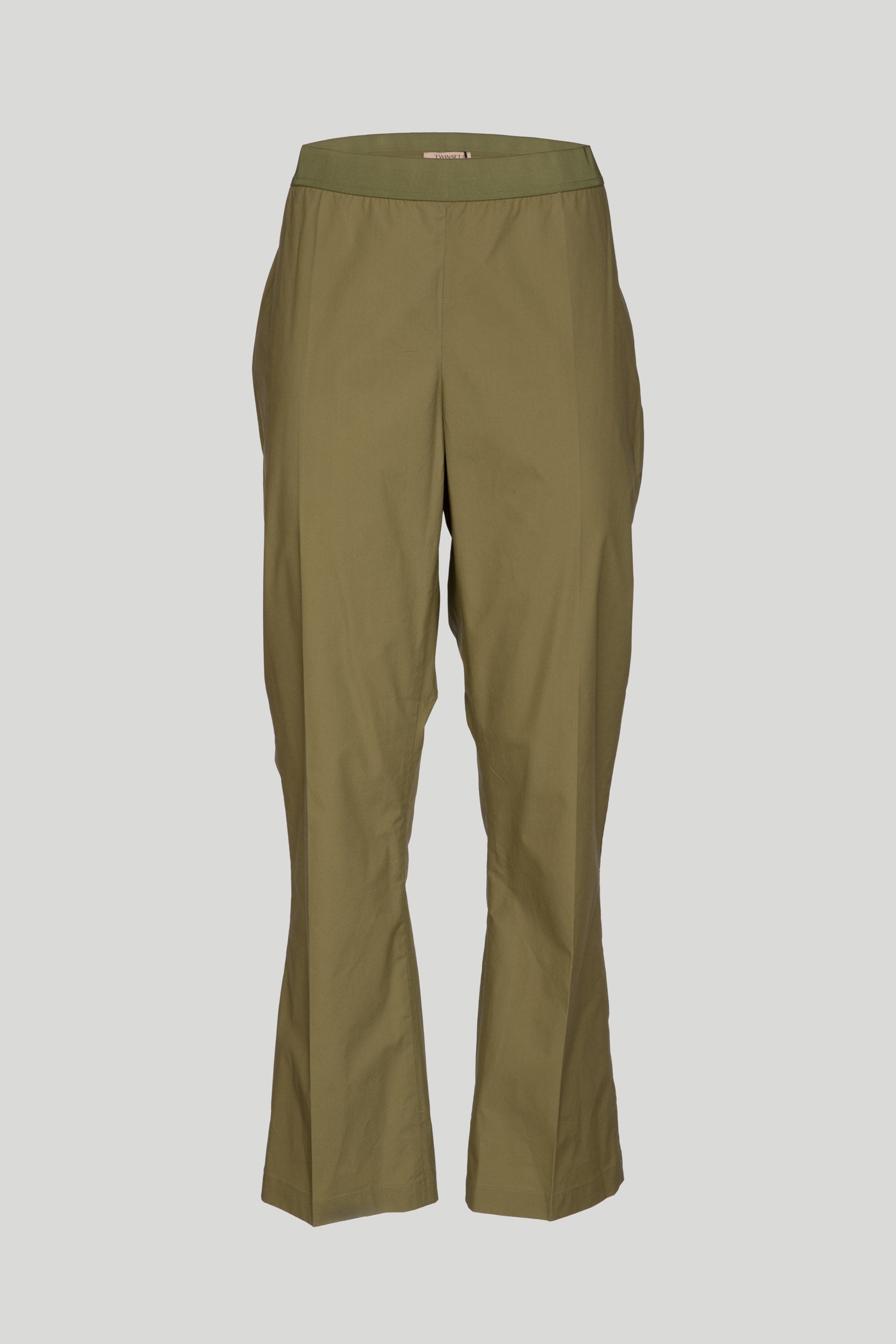 TWINSET Olivgrüne Grüne mit hoher Taille