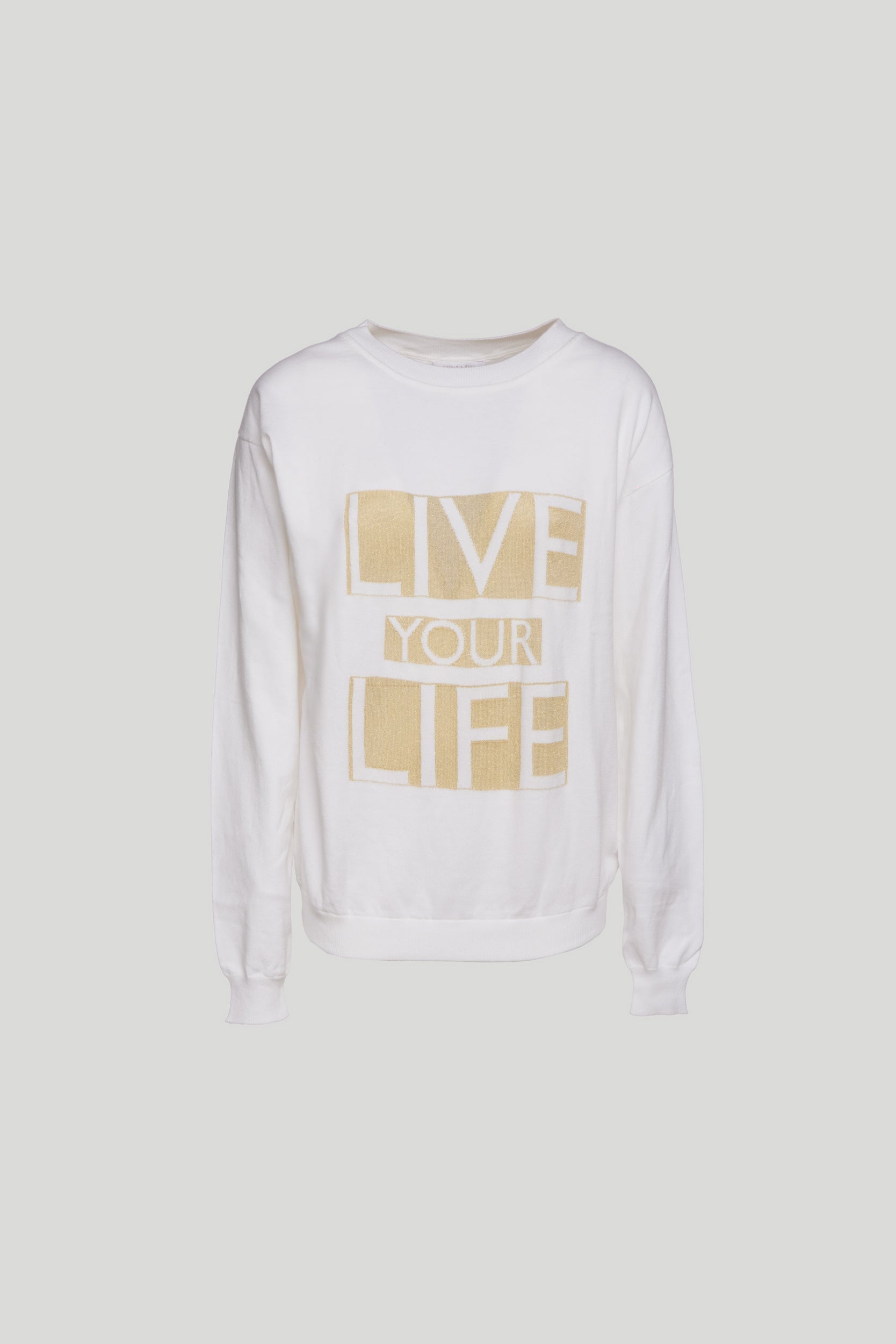 PATRIZIA PEPE Live Your Life Shirt Weiße