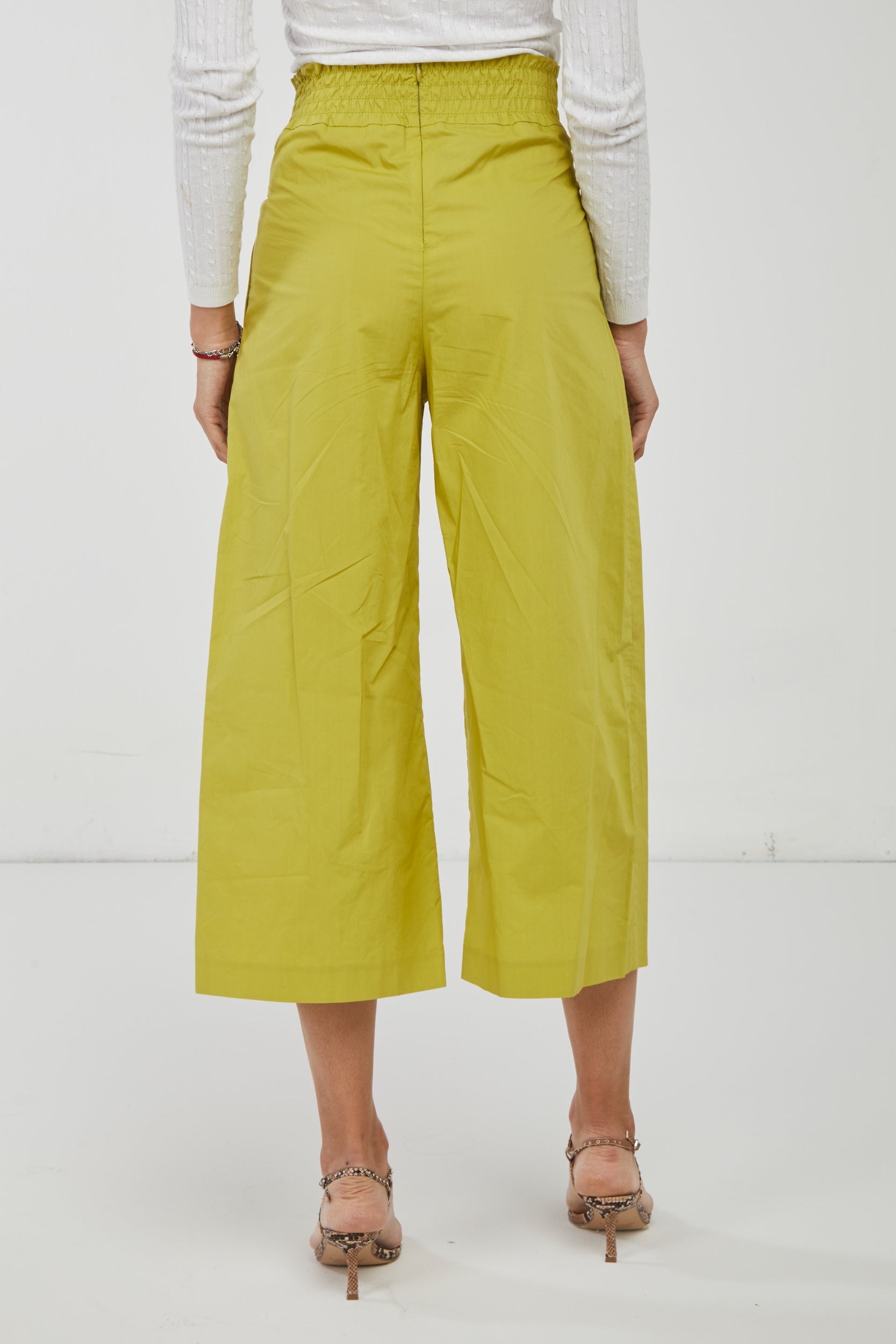 PINKO Senffarbene Wadenhose