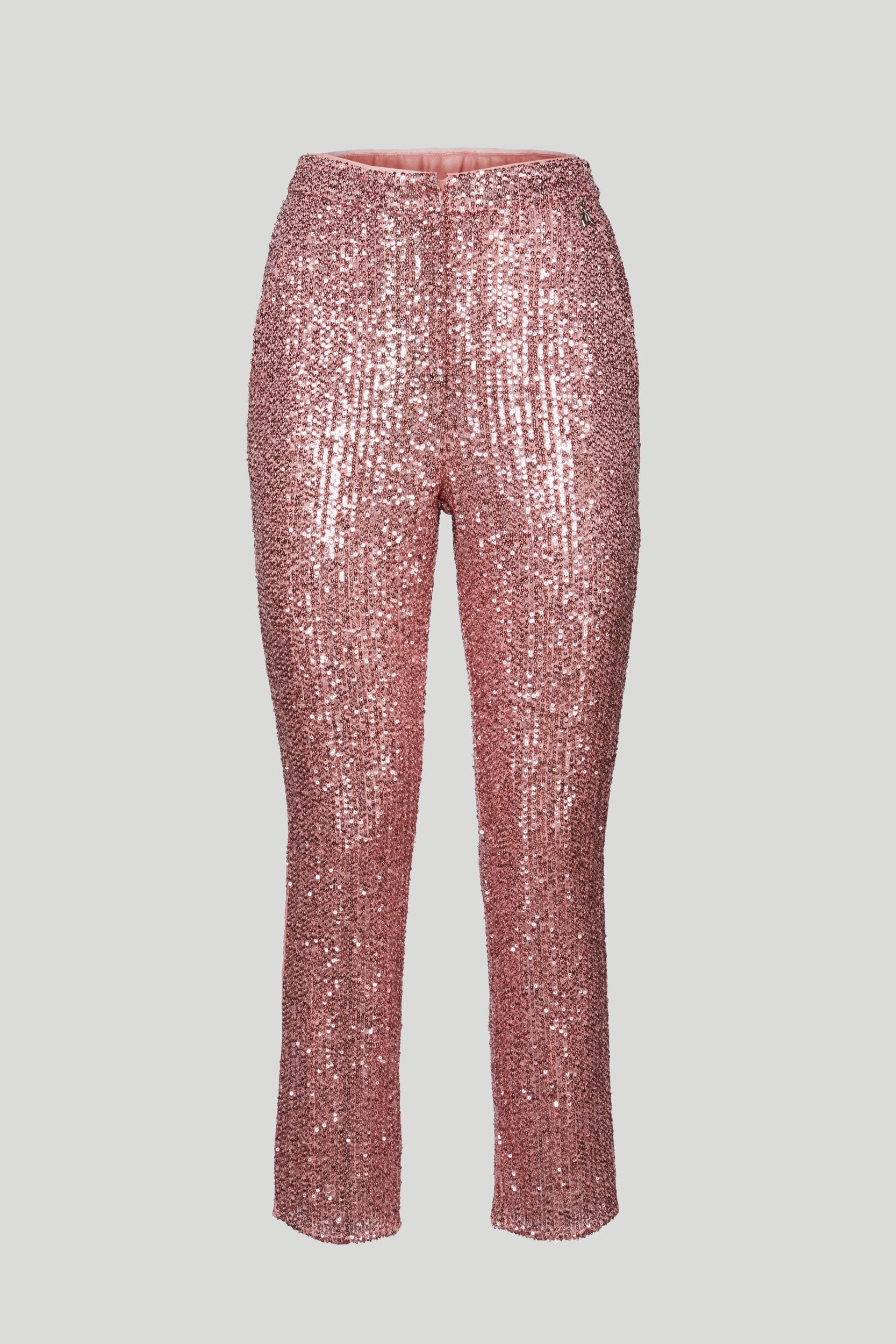PATRIZIA PEPE Rose Glitzerhose