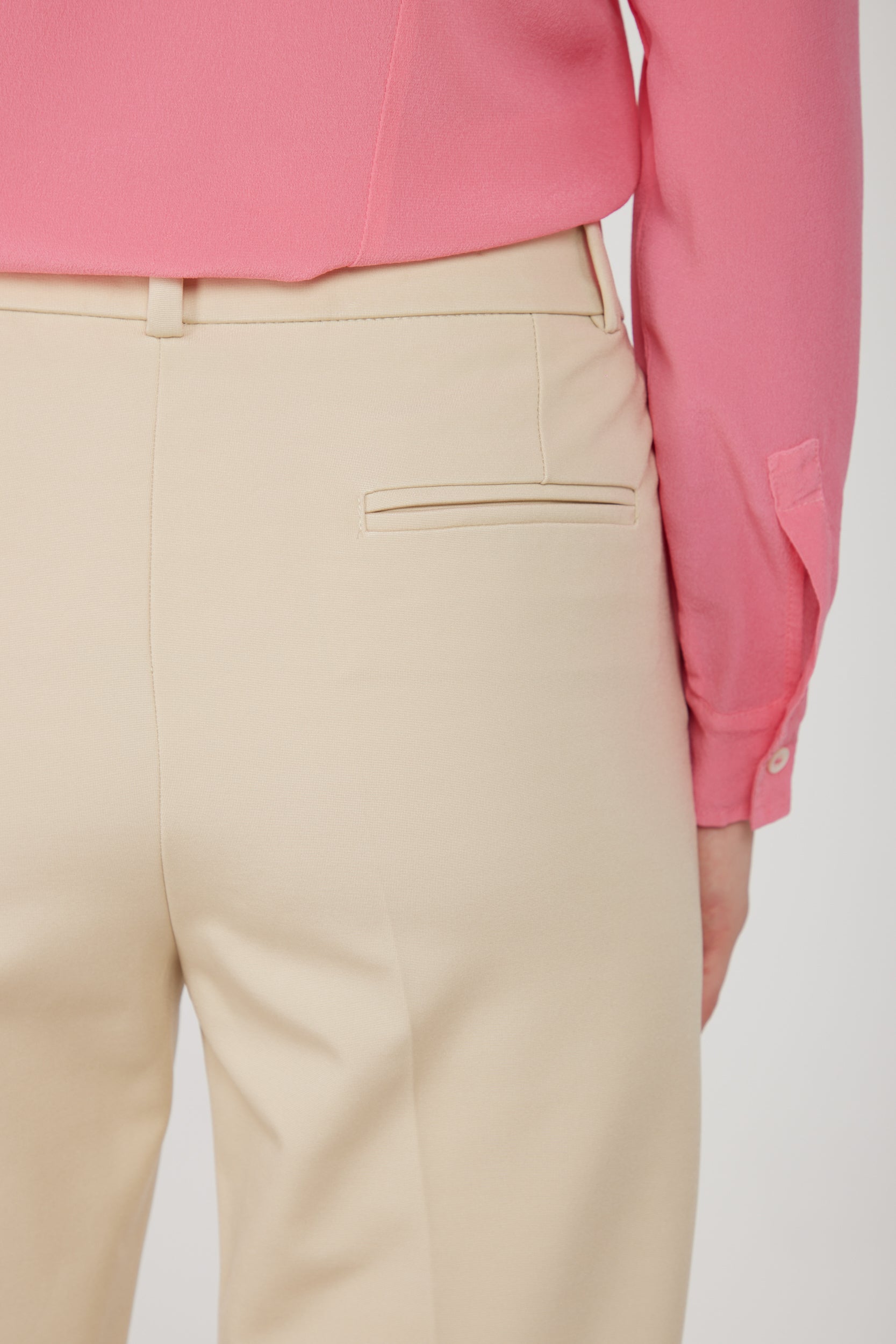 PINKO Beige Zigarettenhose