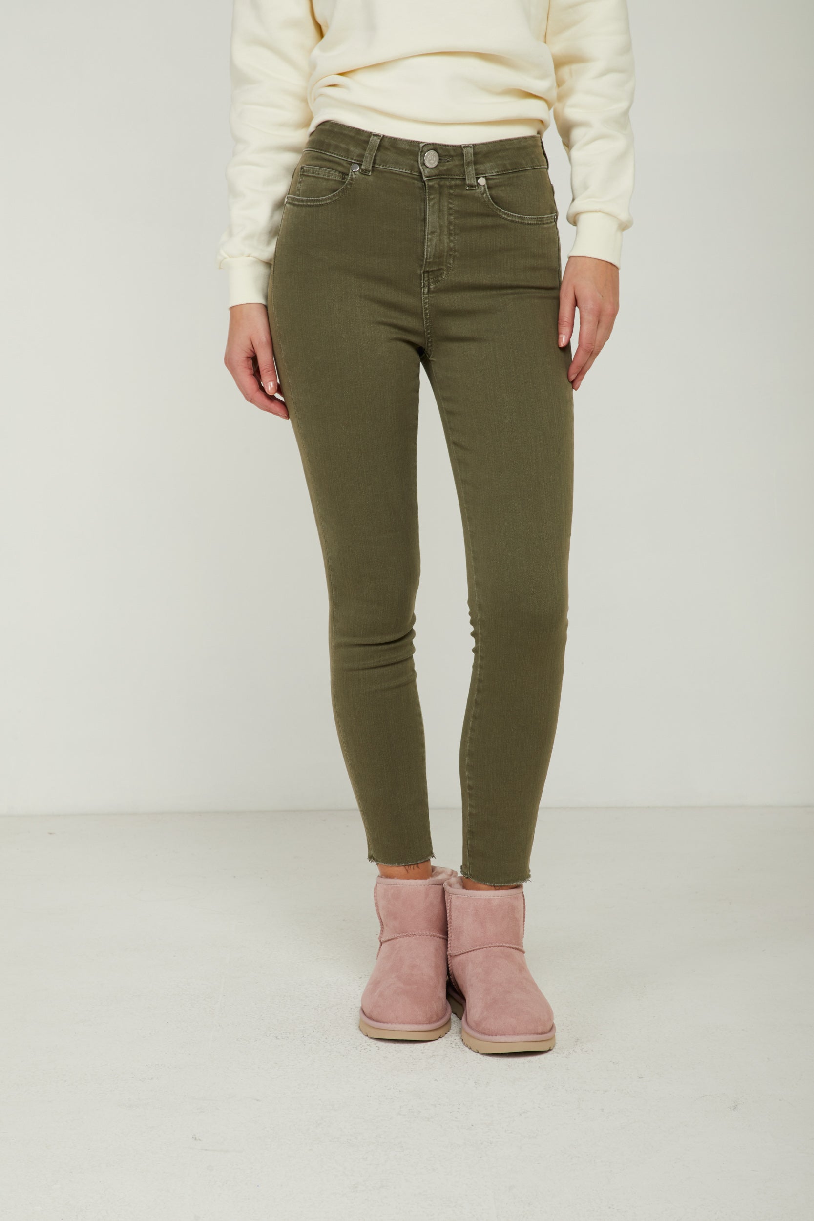 GAELLE Jeans Grüne Militare
