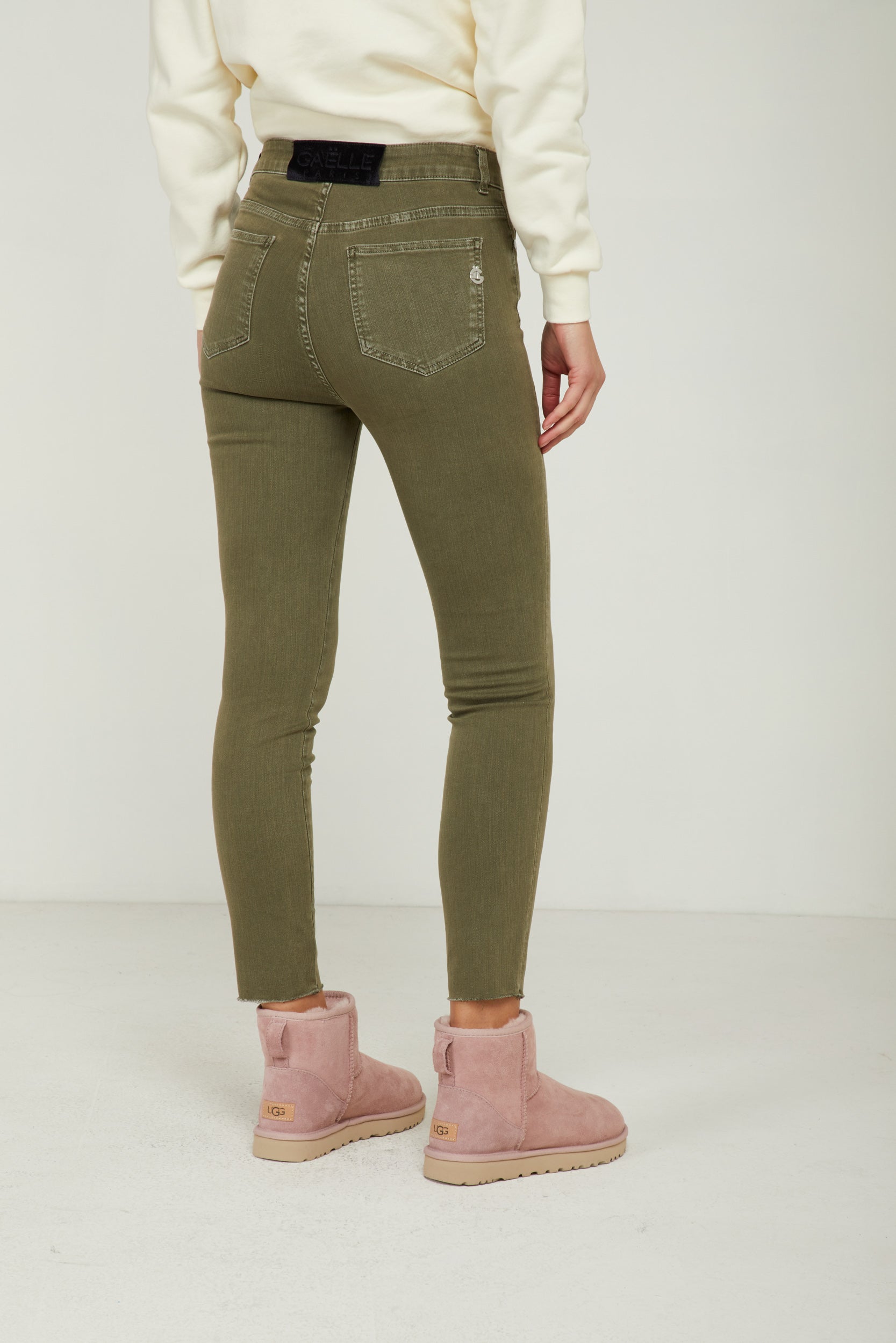 GAELLE Jeans Grüne Militare