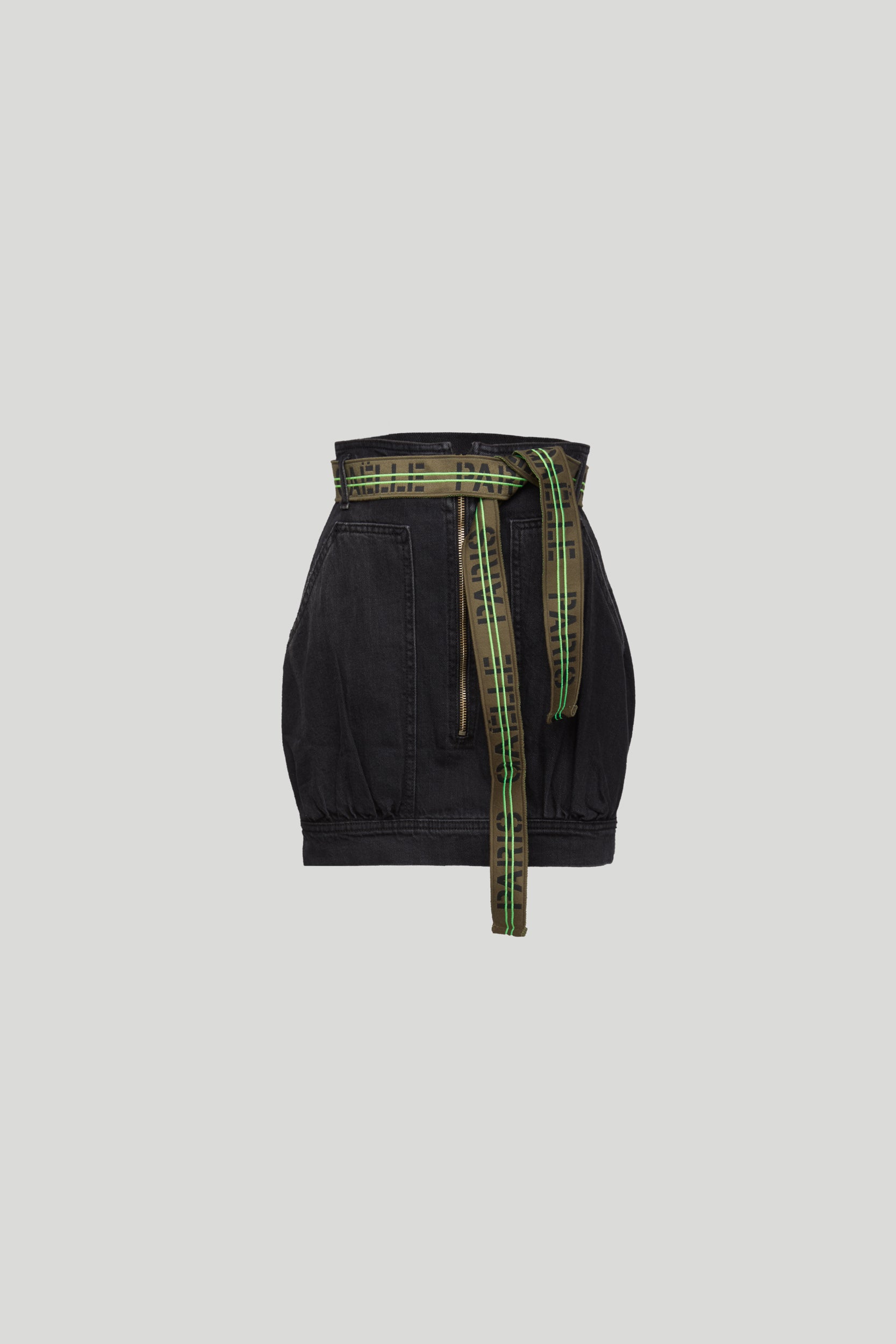 GAELLE Schwarz Jeans-Minirock