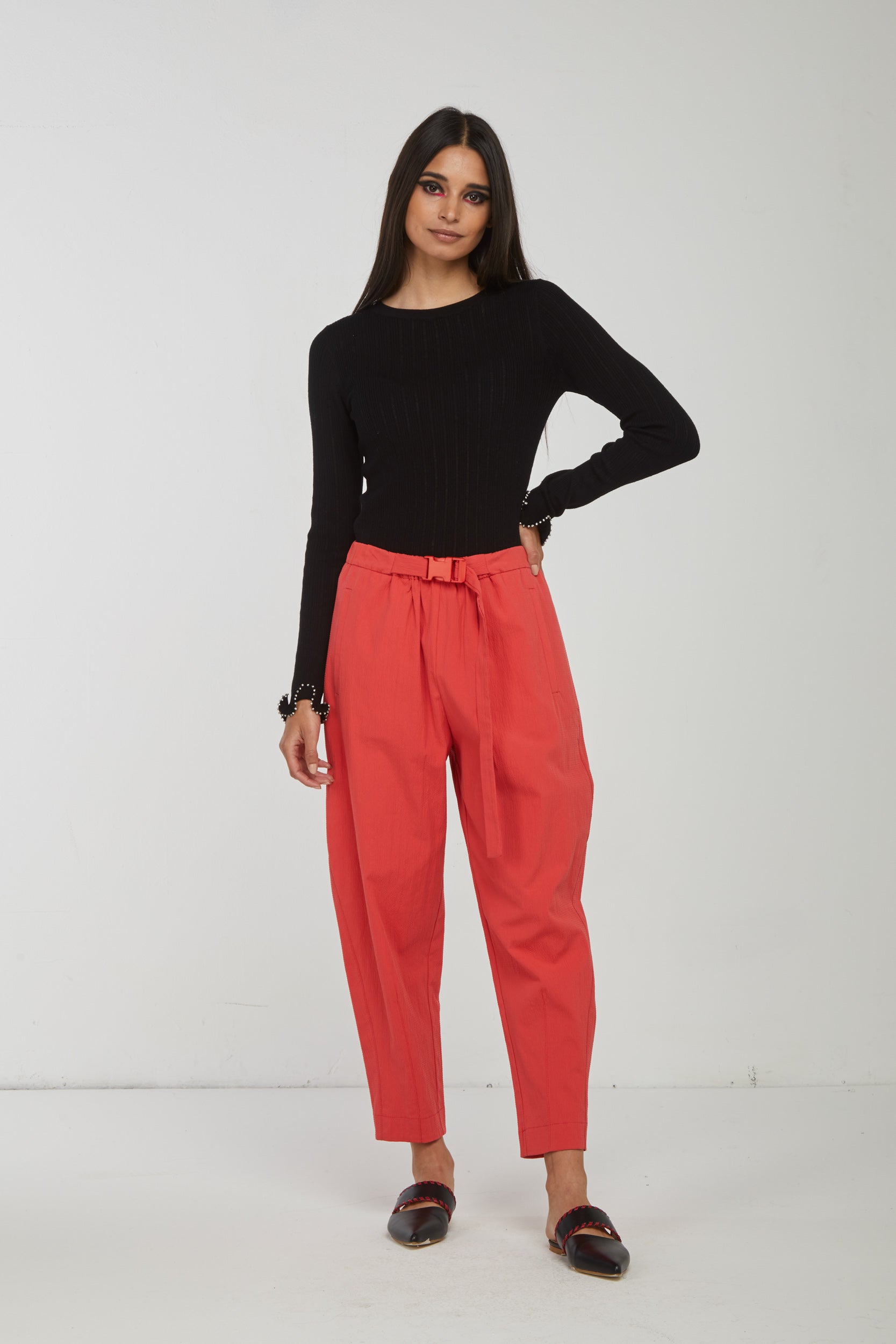 OTTOD'AME Koralle Hose mit hoher Taille