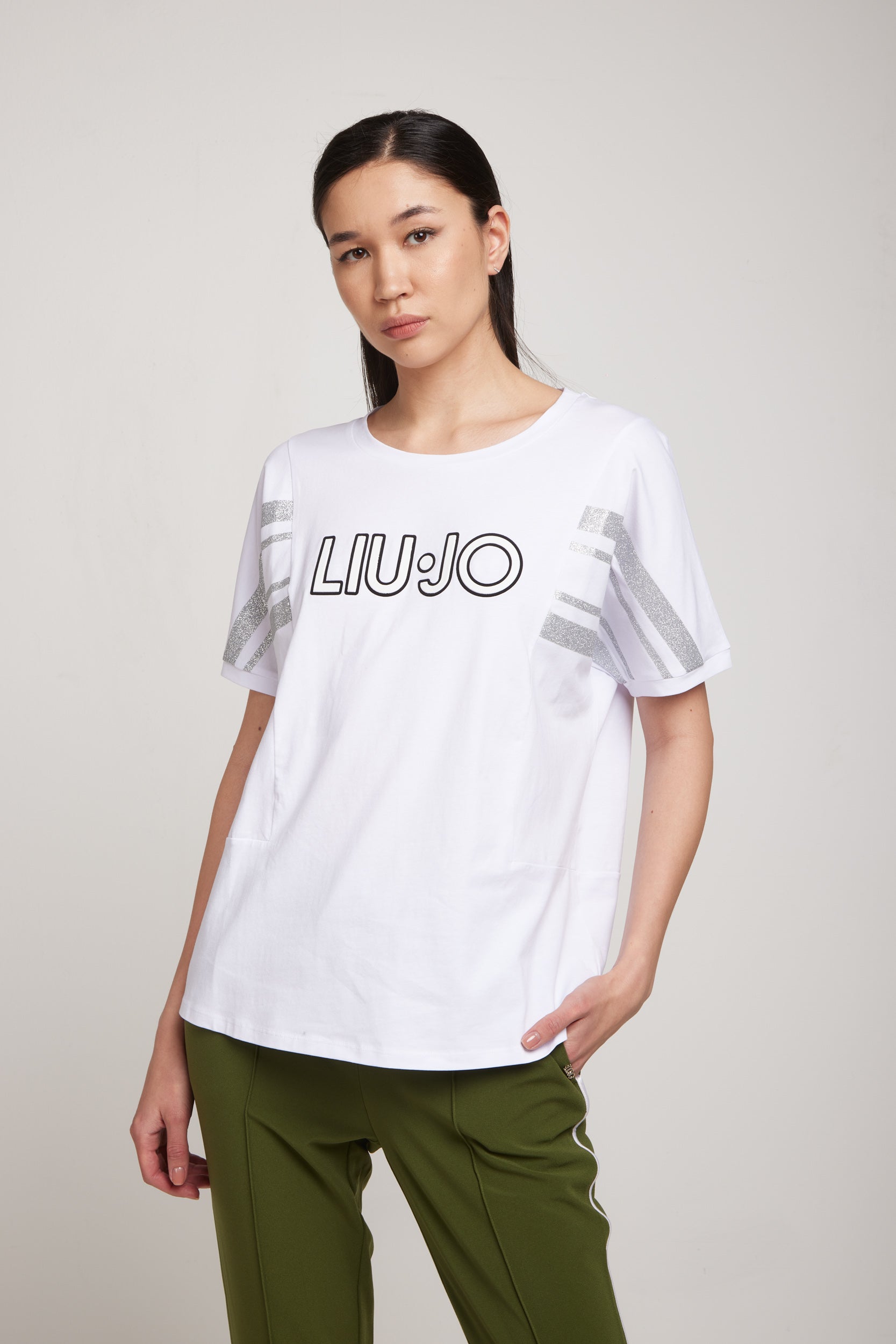LIU-JO T-Shirt Logo Weiße