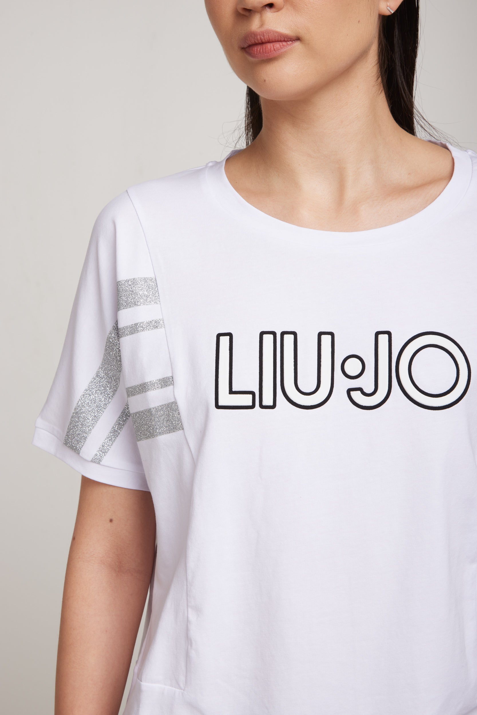 LIU-JO T-Shirt Logo Weiße