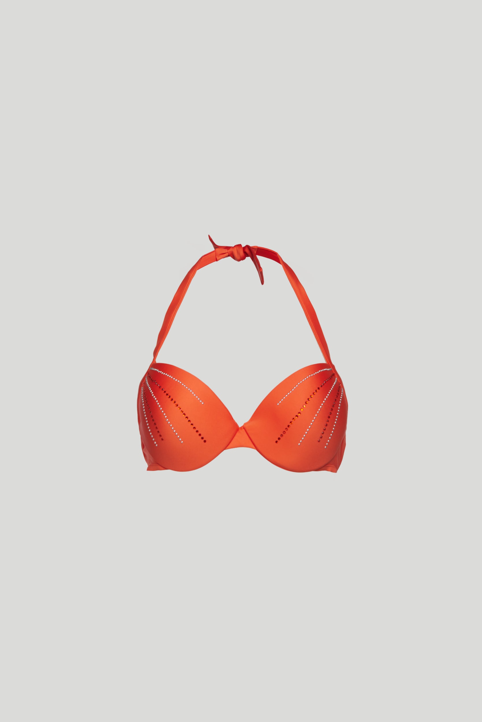 TWINSET Bikinioberteil Balconette Orange Glitter