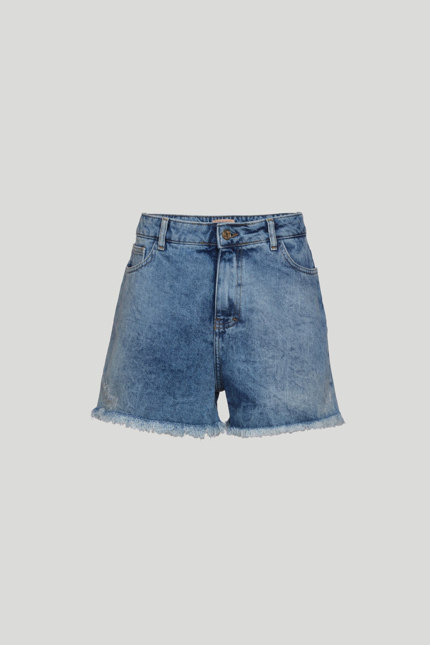 TWINSET Shorts Denim Blau